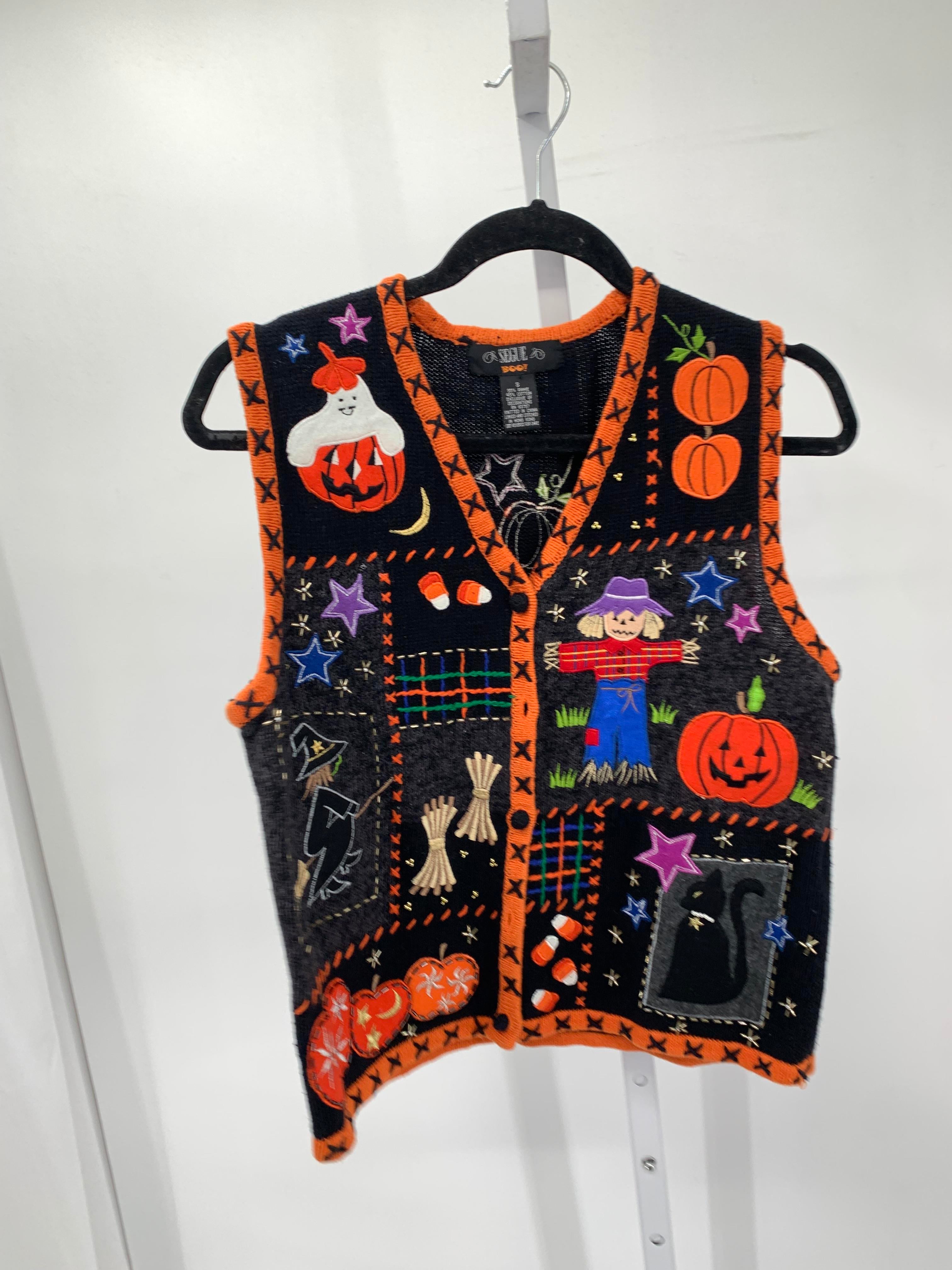 SWEATER VEST PUMPKINS SCARECROWS.