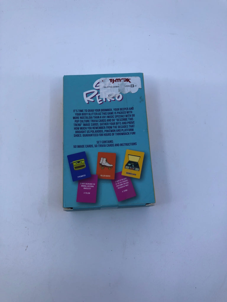 NIP GO RETRO CARD GAME.