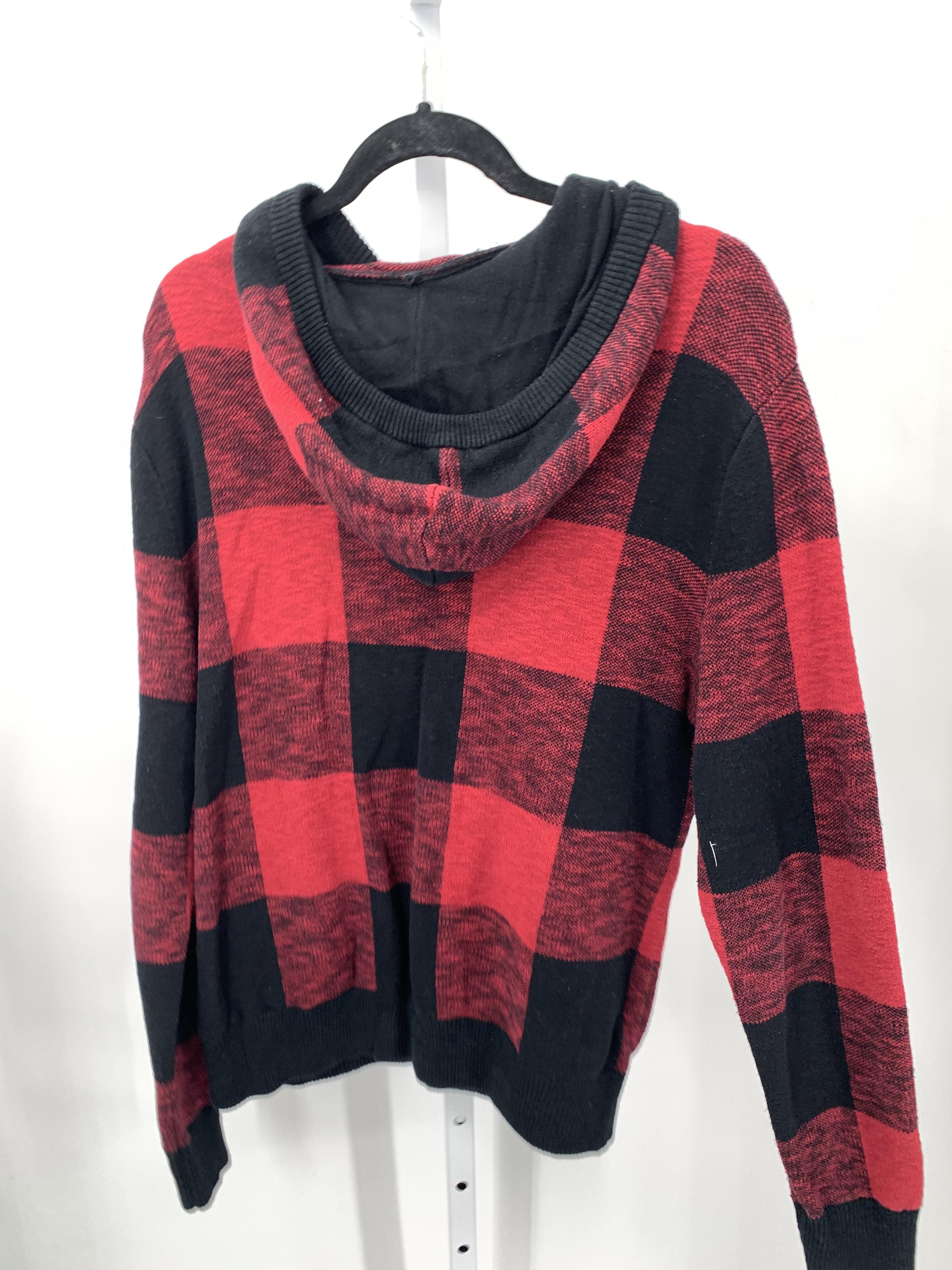 BLACK PLAID HOODED