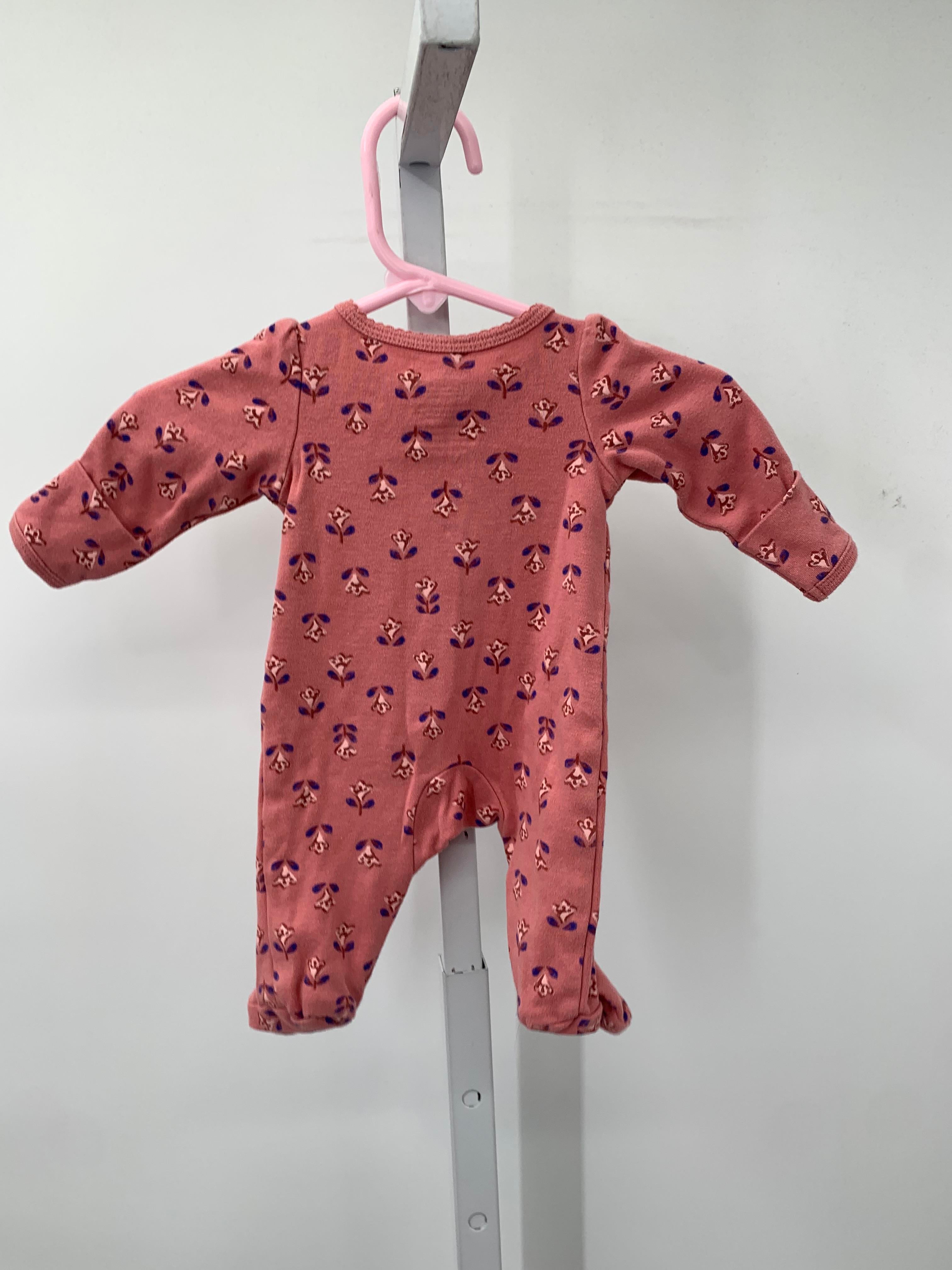 Carters Size Preemie Girls Long Slv. Romper