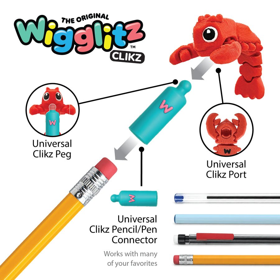 New Wigglitz Clikz Heros w/Pencil