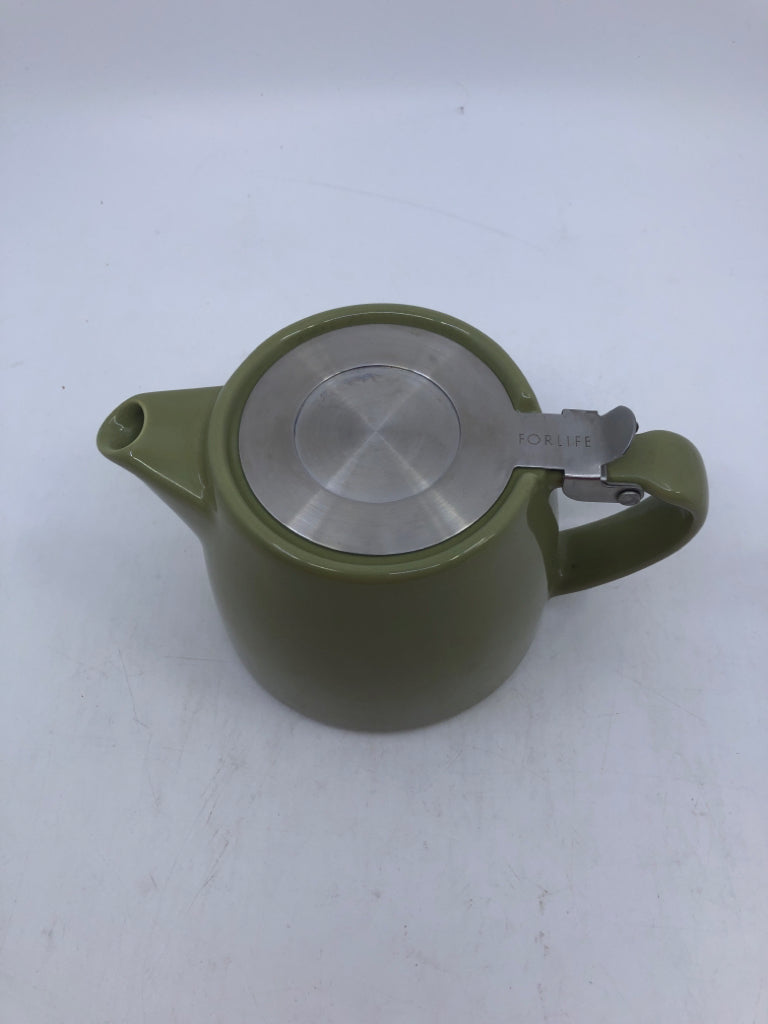 GREEN FORLIFE TEAPOT.