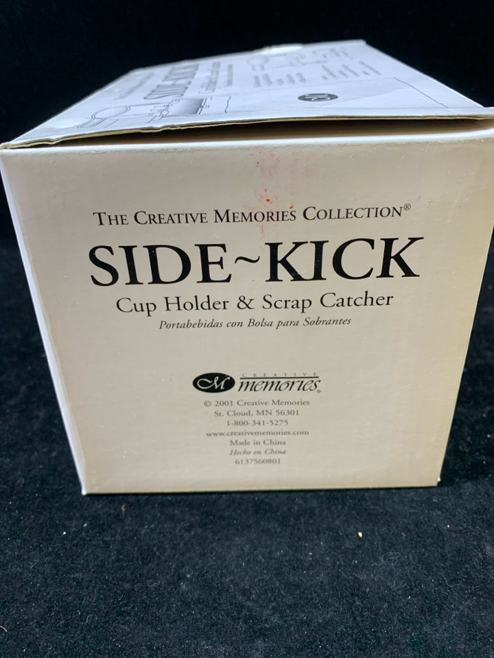 NIB SIDEKICK CUP HOLDER SCRAP CATCHER.