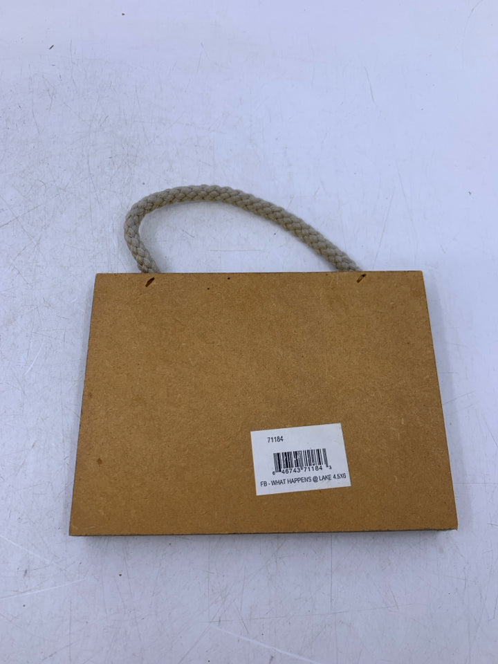 WHAT HAPPENS AT THE LAKE WALL HANGING.