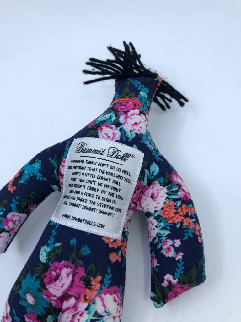 FLORAL DAMNIT DOLL.