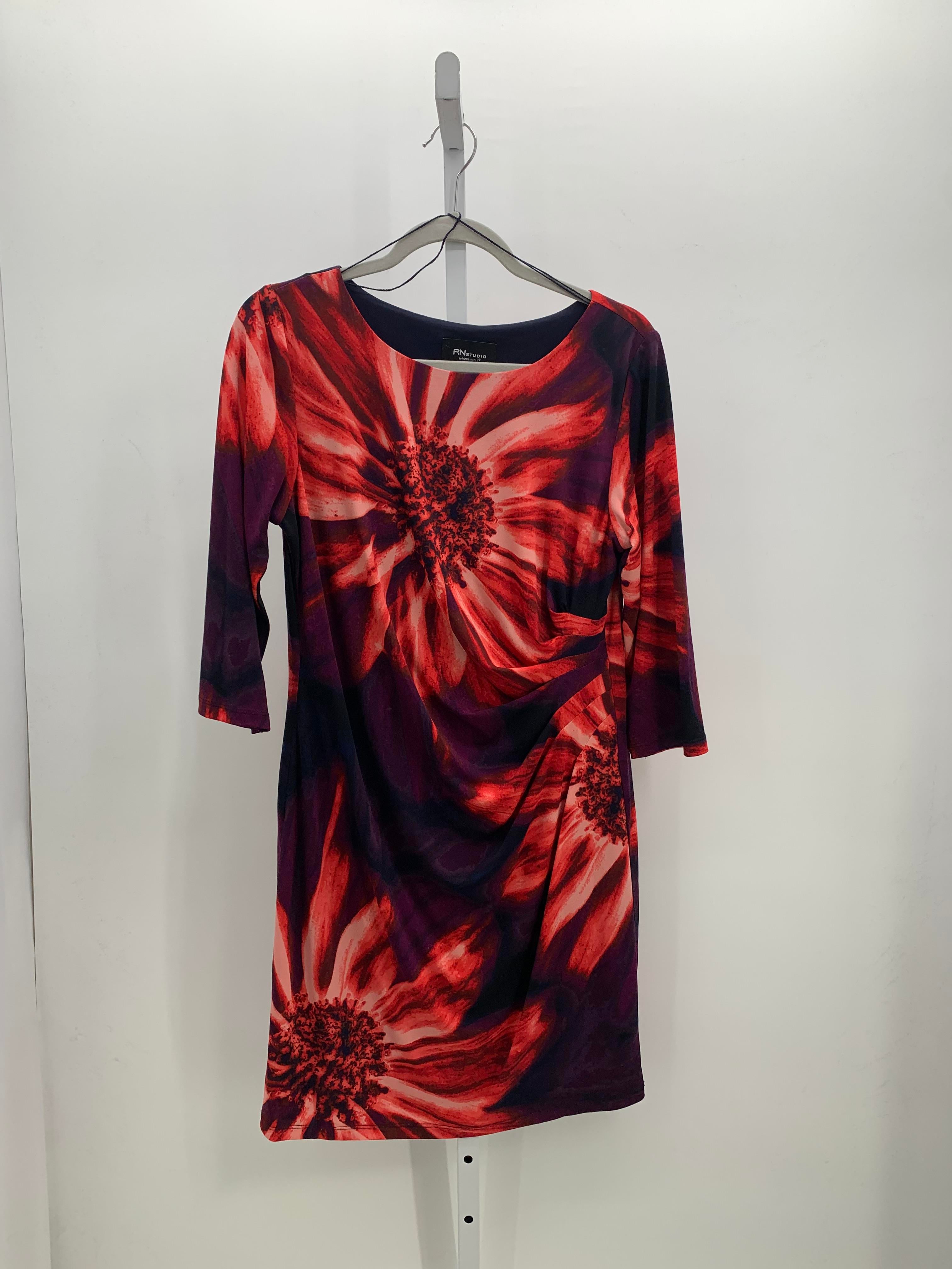 Ronnie Nicole Size Large Petite Petite Long Sleeve Dress