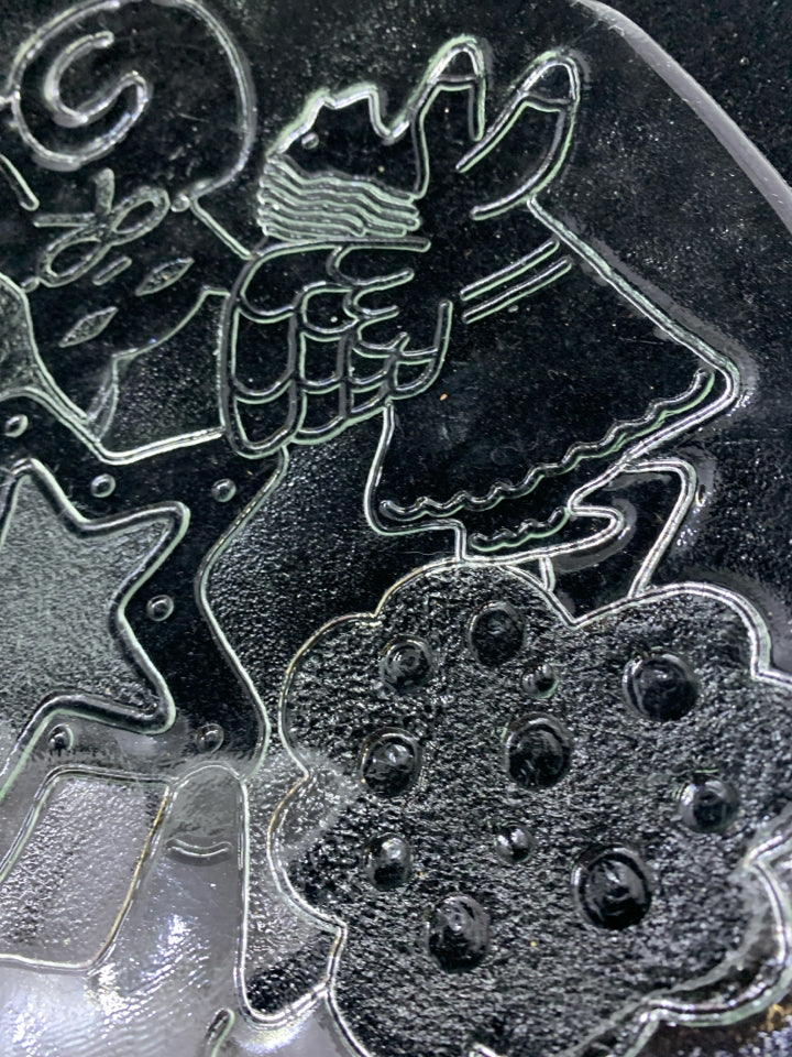 EMBOSSED HOLIDAY COOKIE PLATTER.