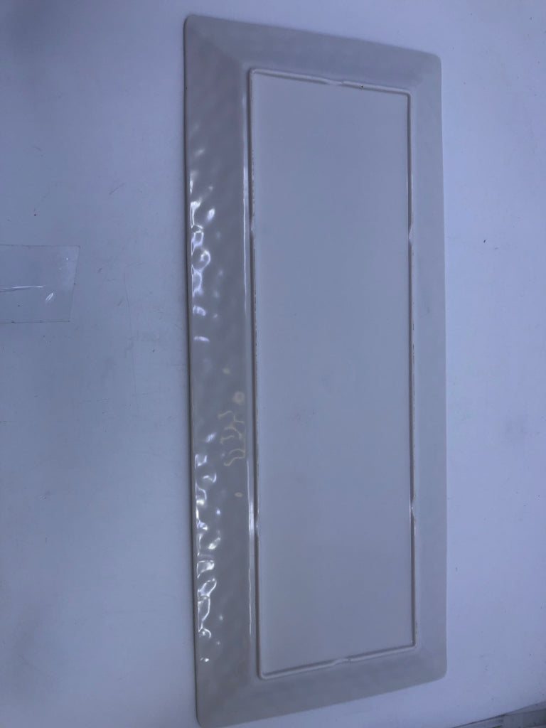 MELAMINE DISTRESSED SUNFLOWER RECTANGLE TRAY.
