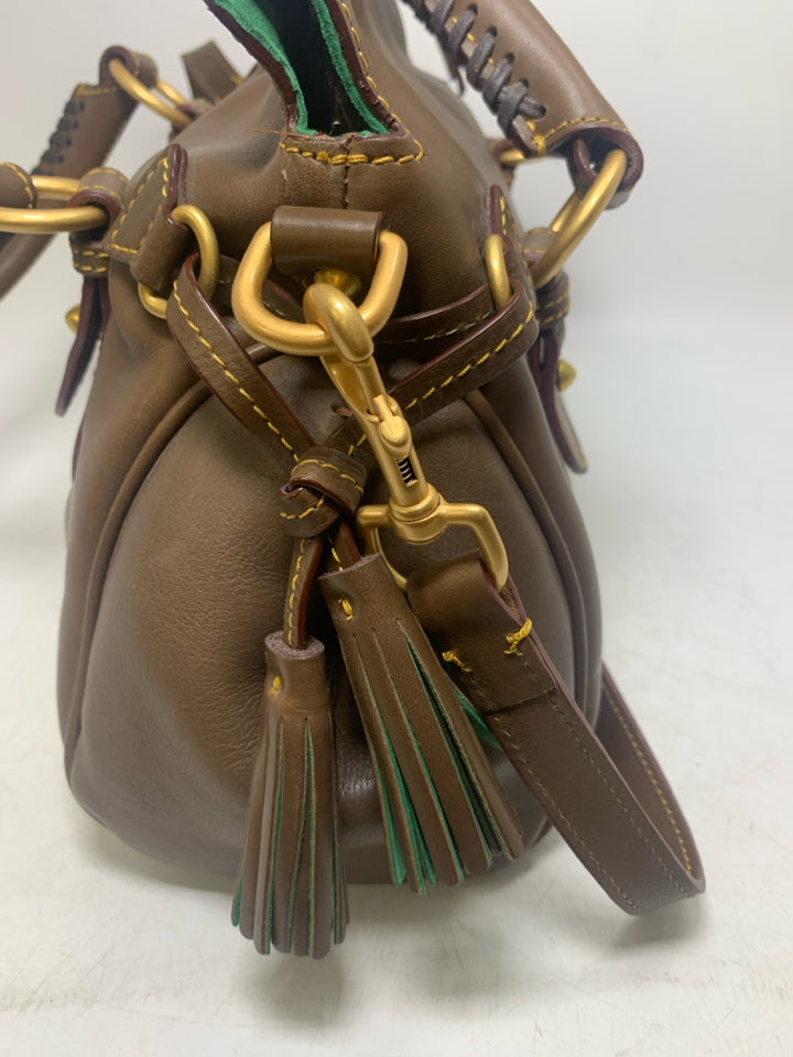 Dooney & Bourke Leather Elephant  Florentine Satchel Bag