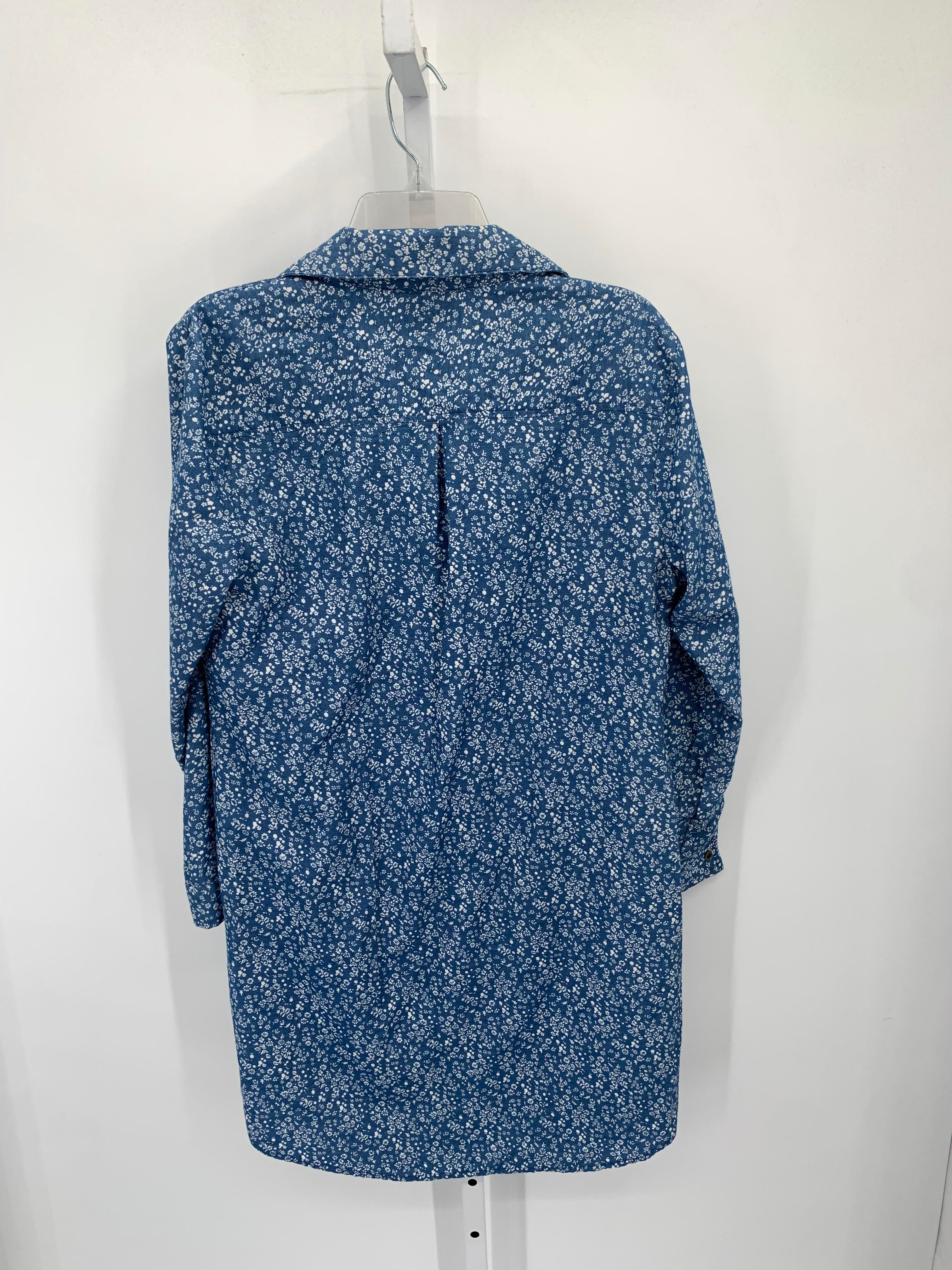 eci Size Large Misses Long Sleeve Dress