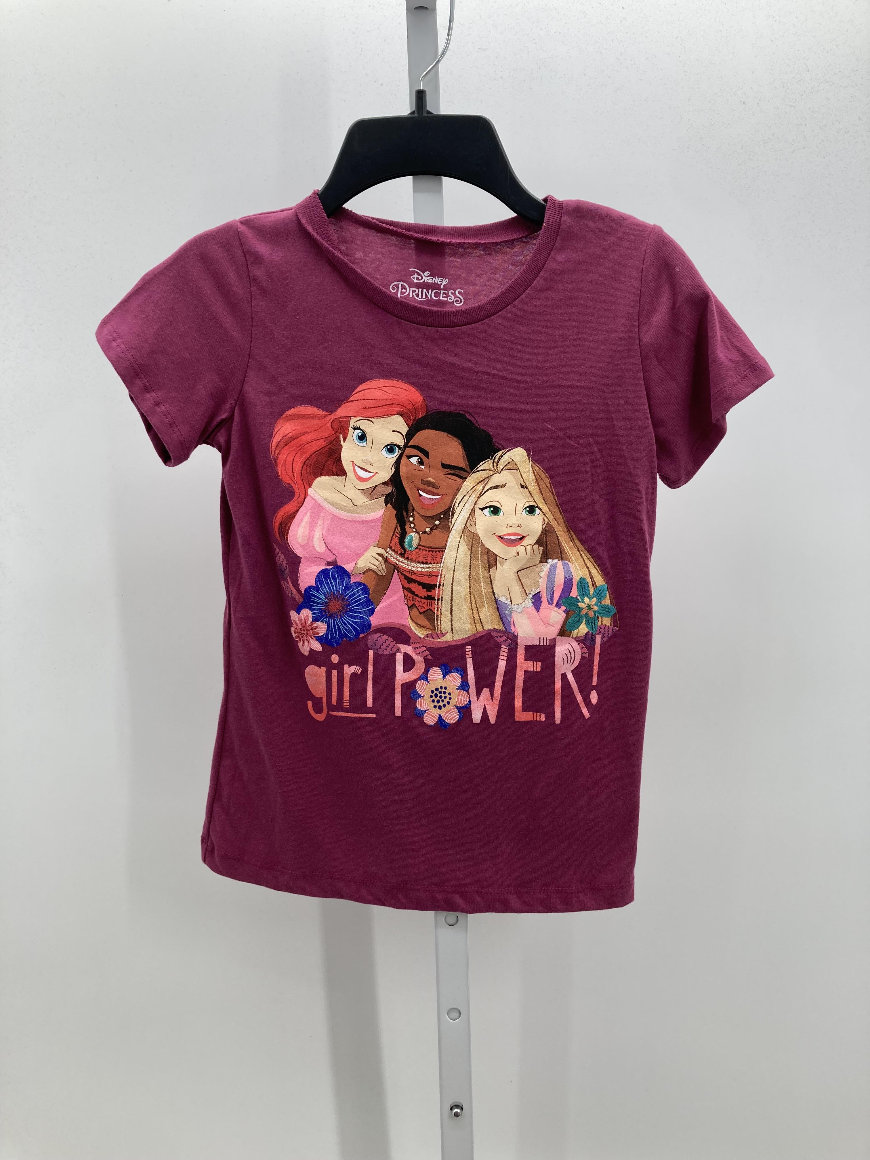 Disney Princess Size 8 Girls Short Sleeve Shirt
