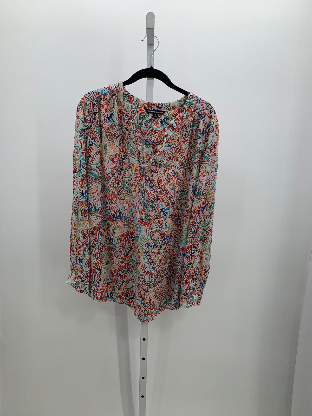 Zac & Rachel Size 1X Womens Long Sleeve Shirt