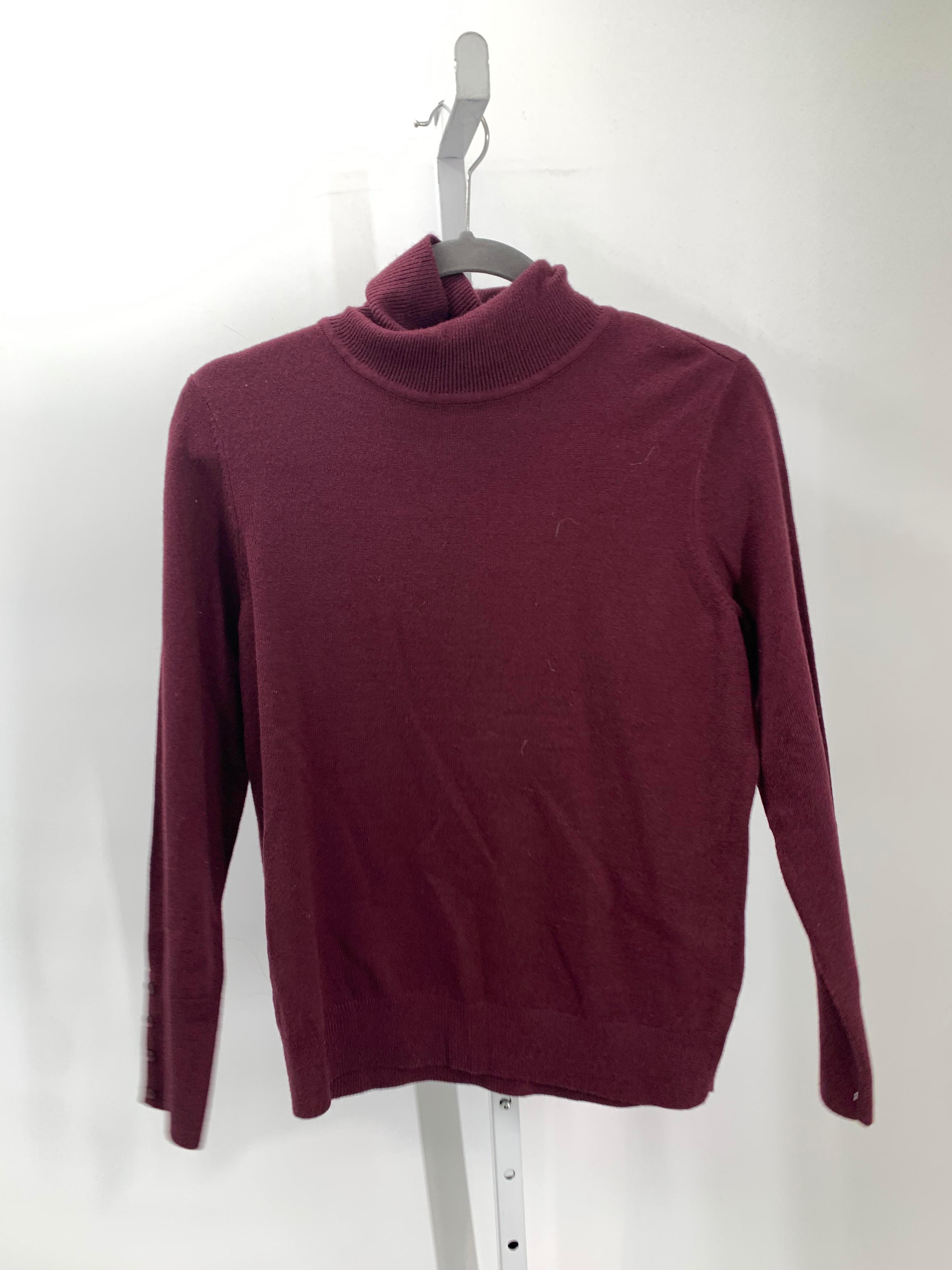 JM Collection Size Medium Petite Petite Long Slv Sweater