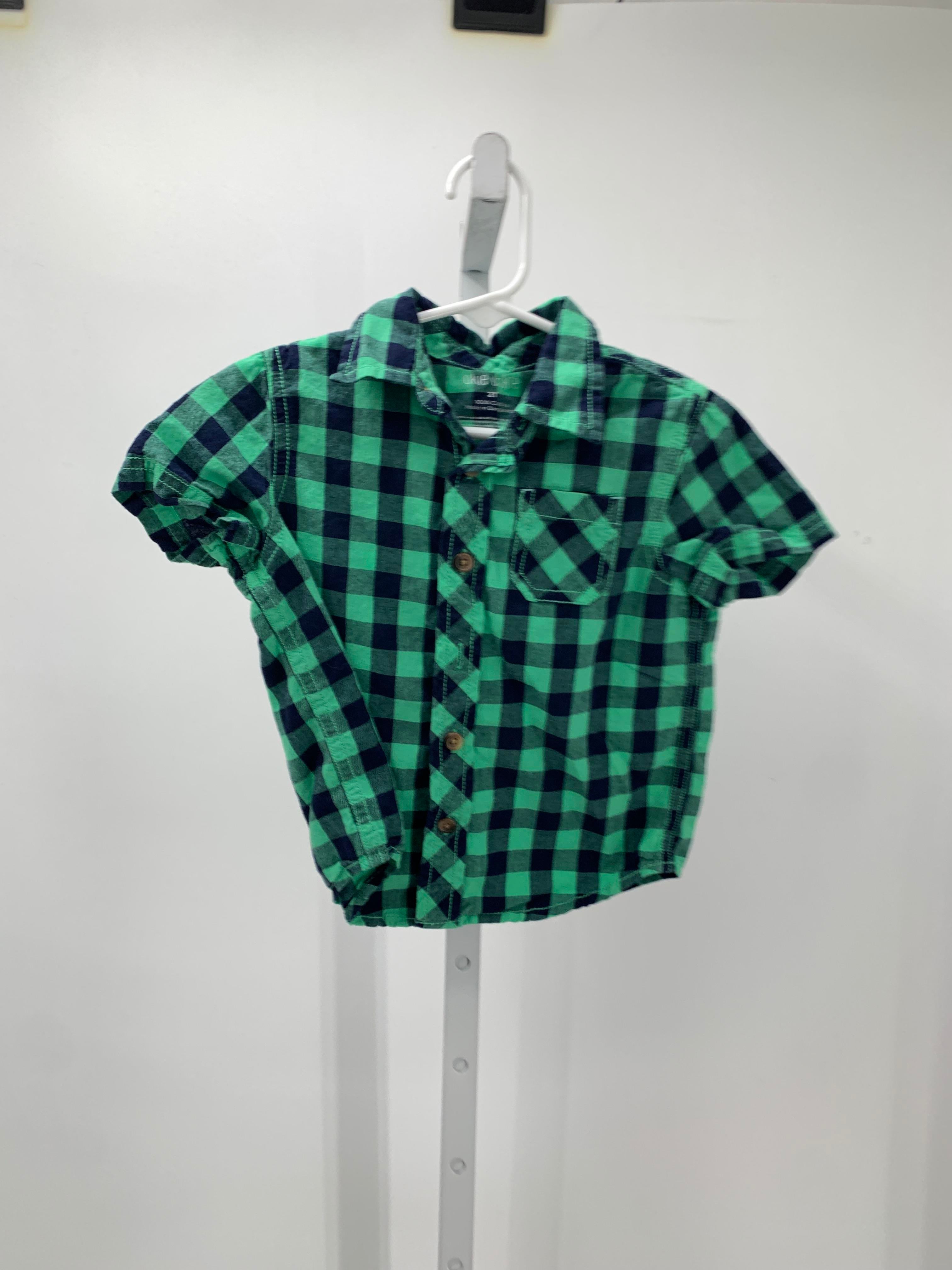 NAVY PLAID BTN DOWN