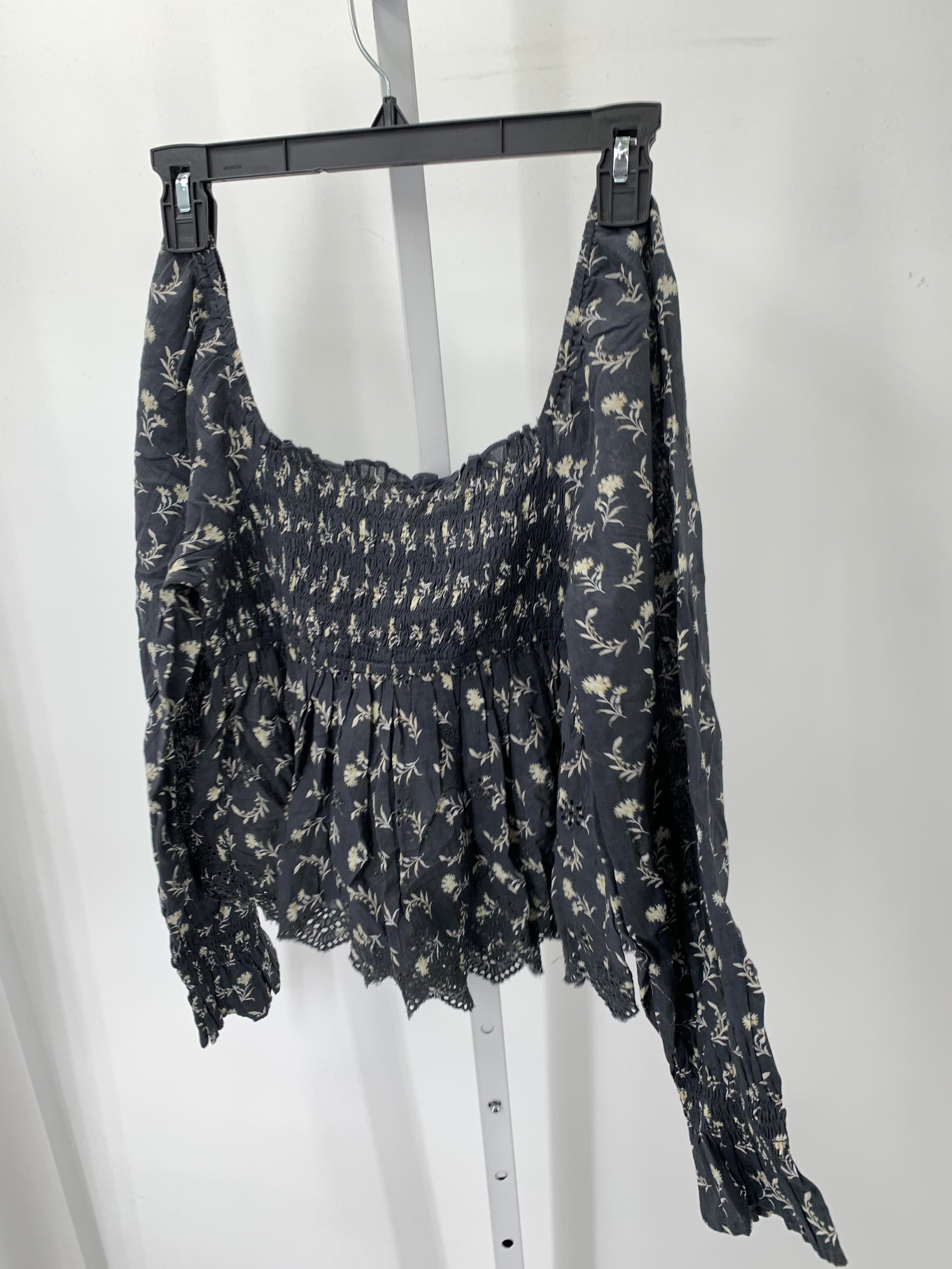 American Eagle Size Medium Juniors Long Sleeve Shirt