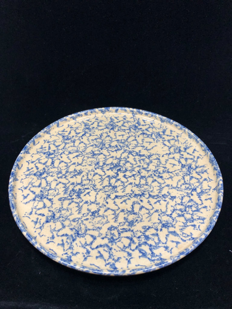 VTG BUE/TAN "PIZZA PAN".