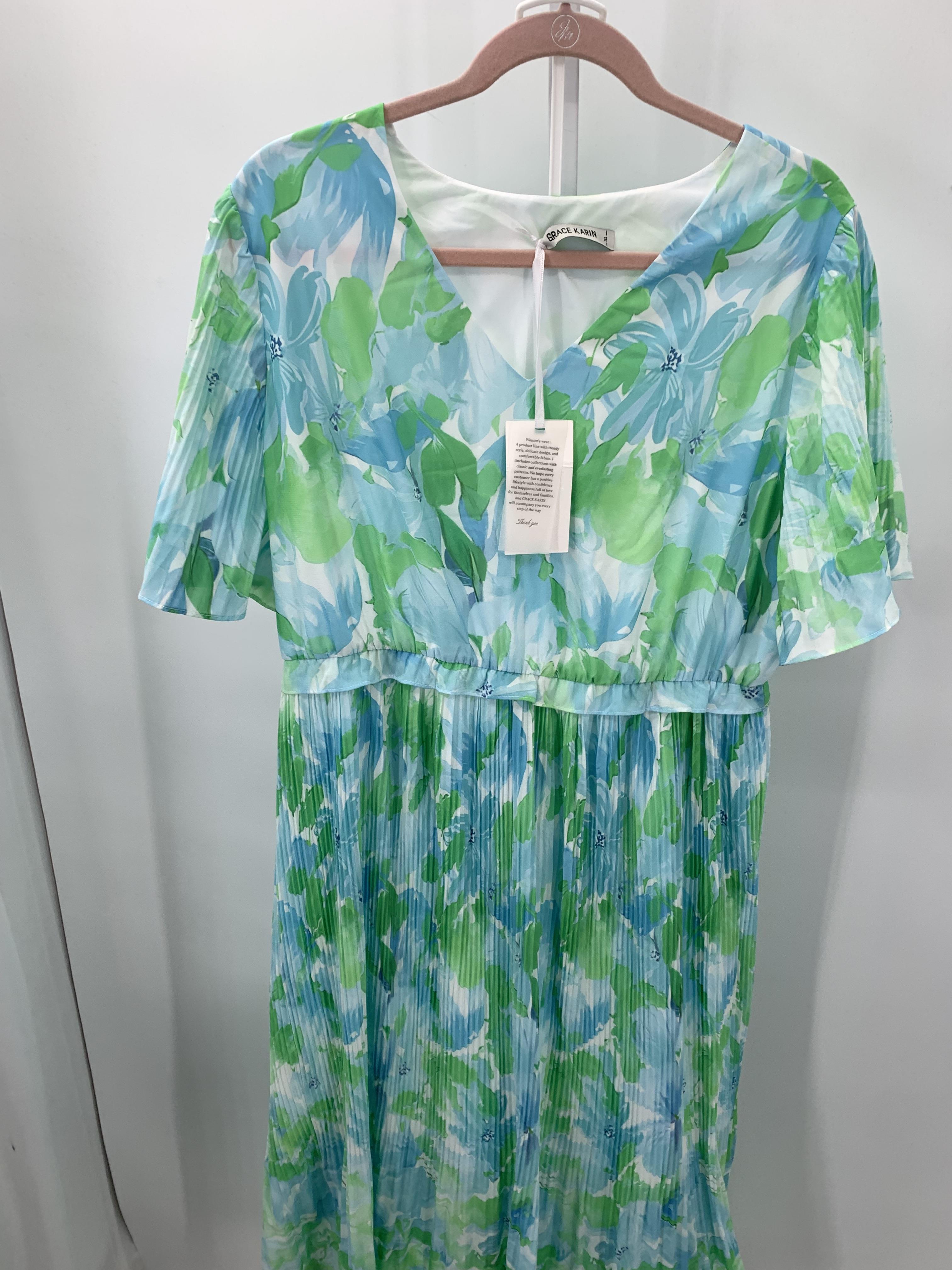 Grace Karin Size Extra Large Misses Short Sleeve Dress