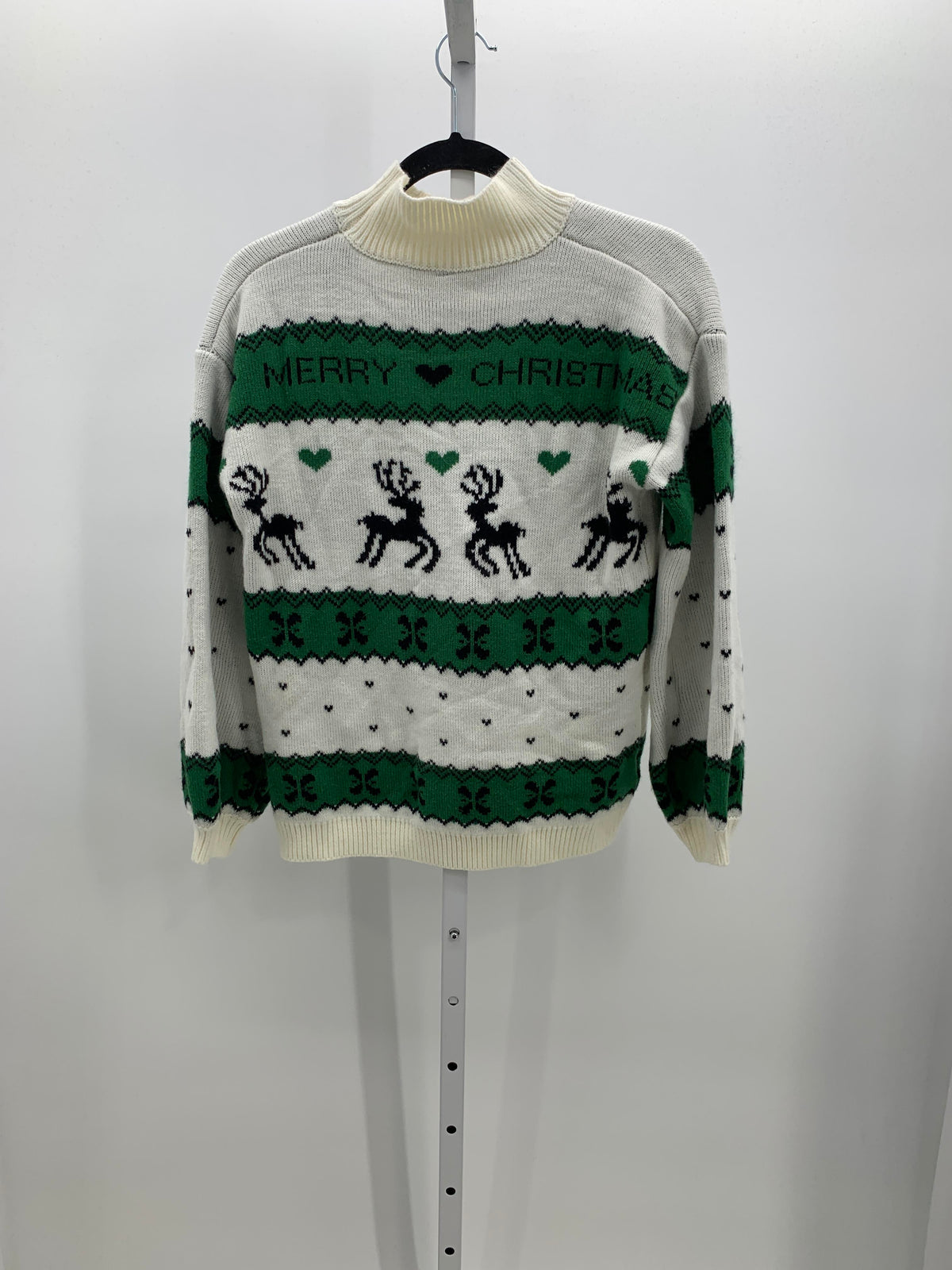 LONG SLV SWEATER MERRY CHRISTMAS.