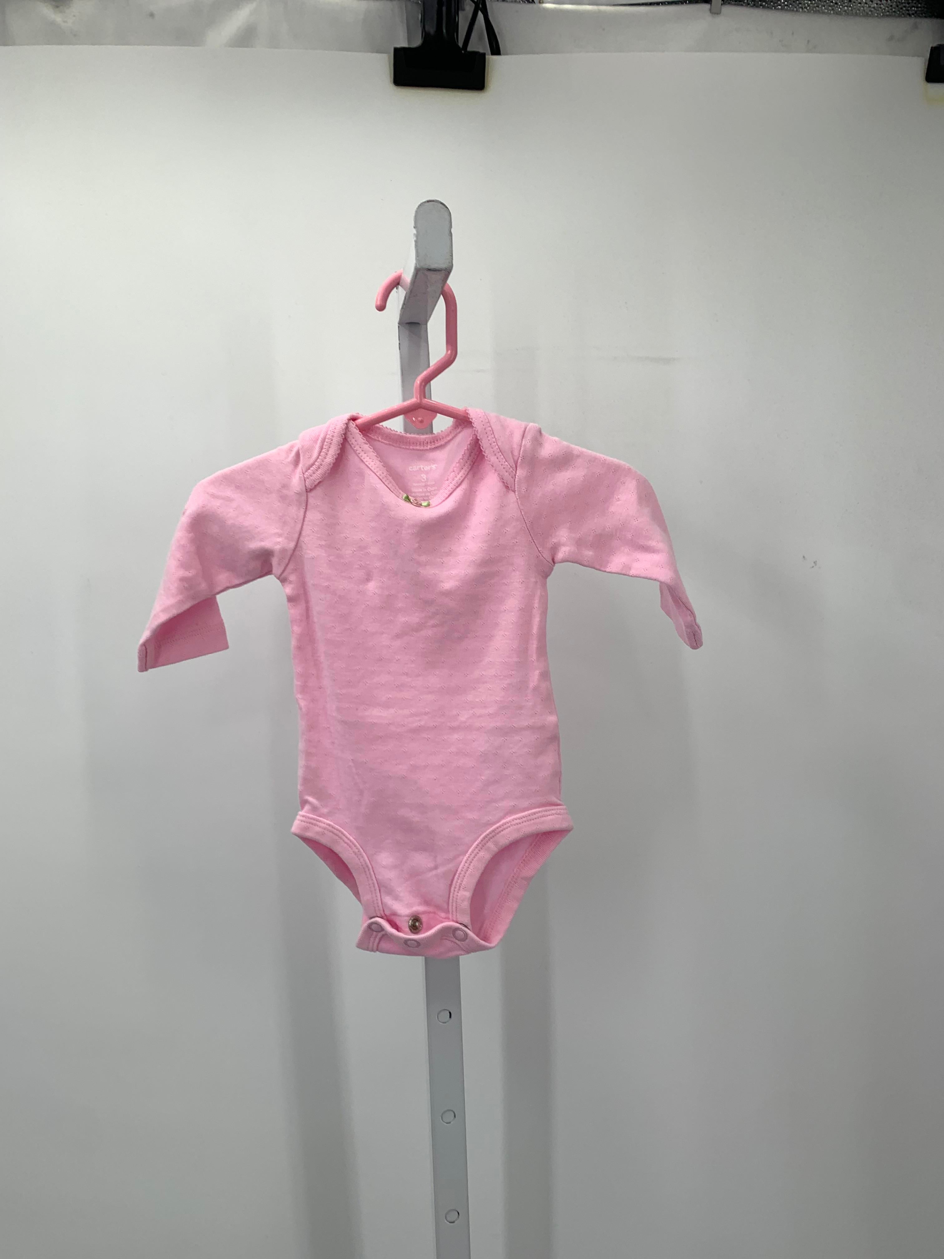 Carters Size 3 Months Girls Long Sleeve Shirt