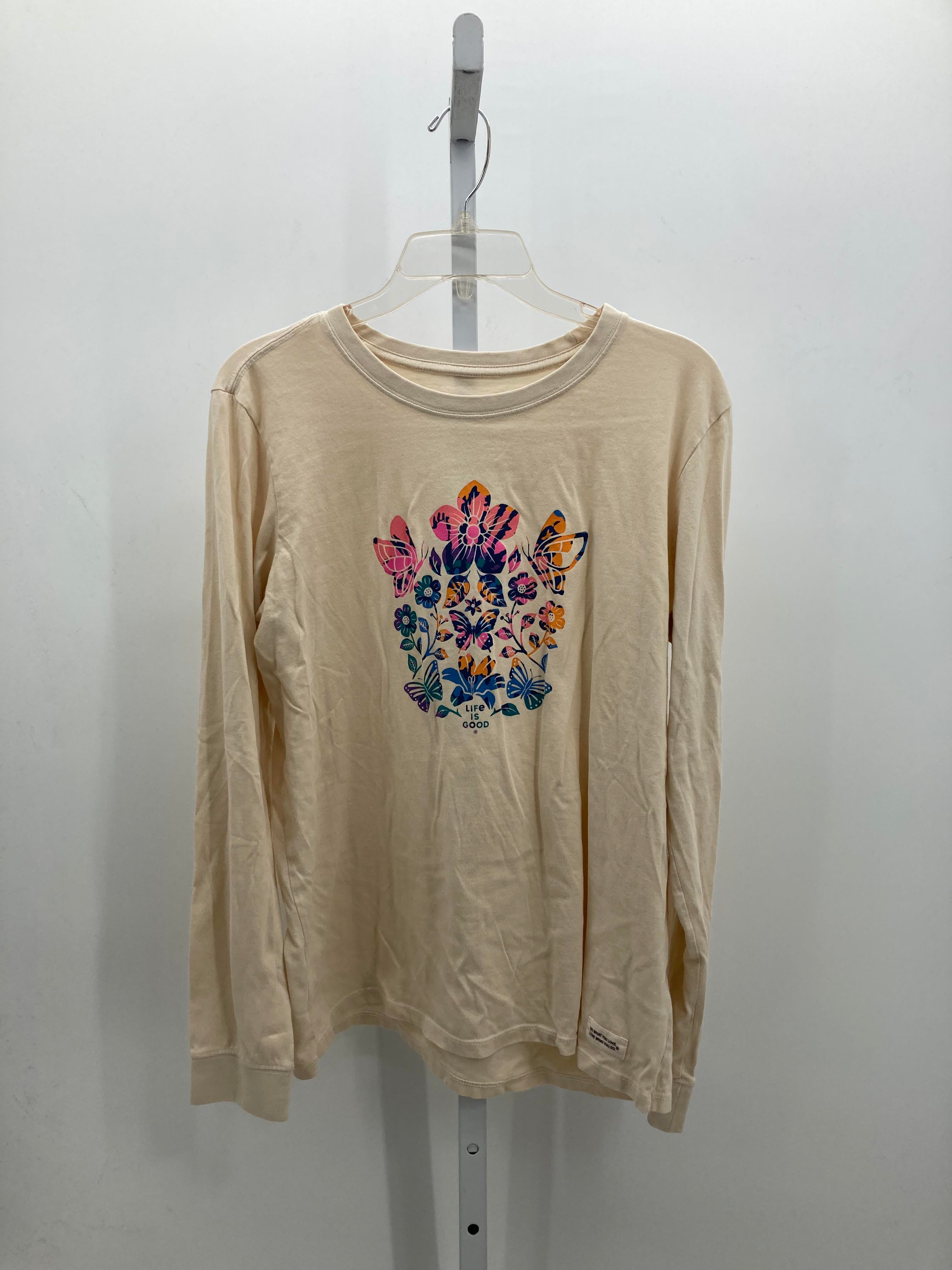 Life is Good Size Large Misses Long Sleeve Shirt