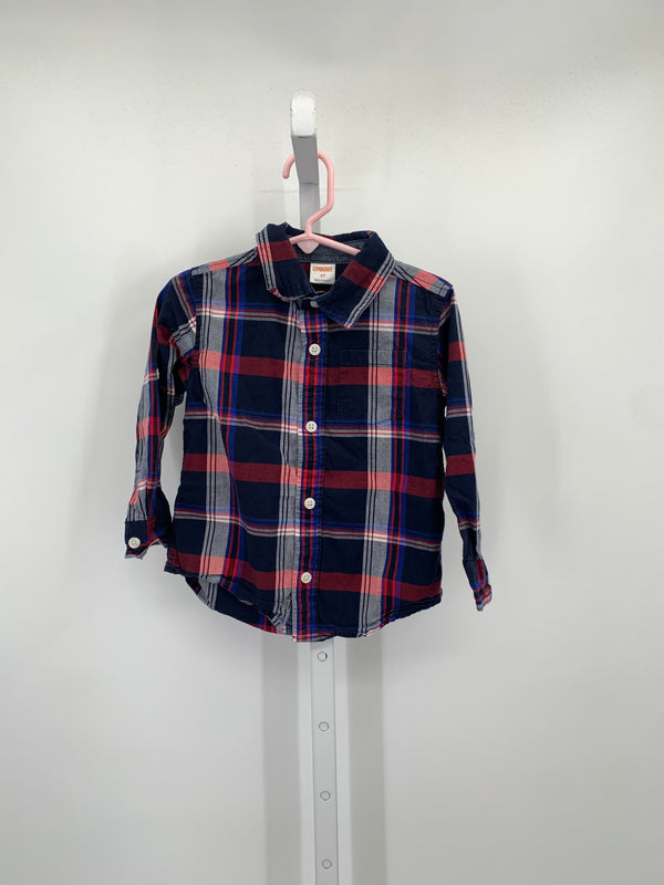 RED/WHITE PLAID BUTTON DOWN