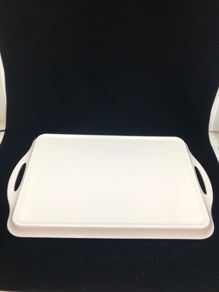 SPODE MELAMINE CHRISTMAS TREE TRAY.
