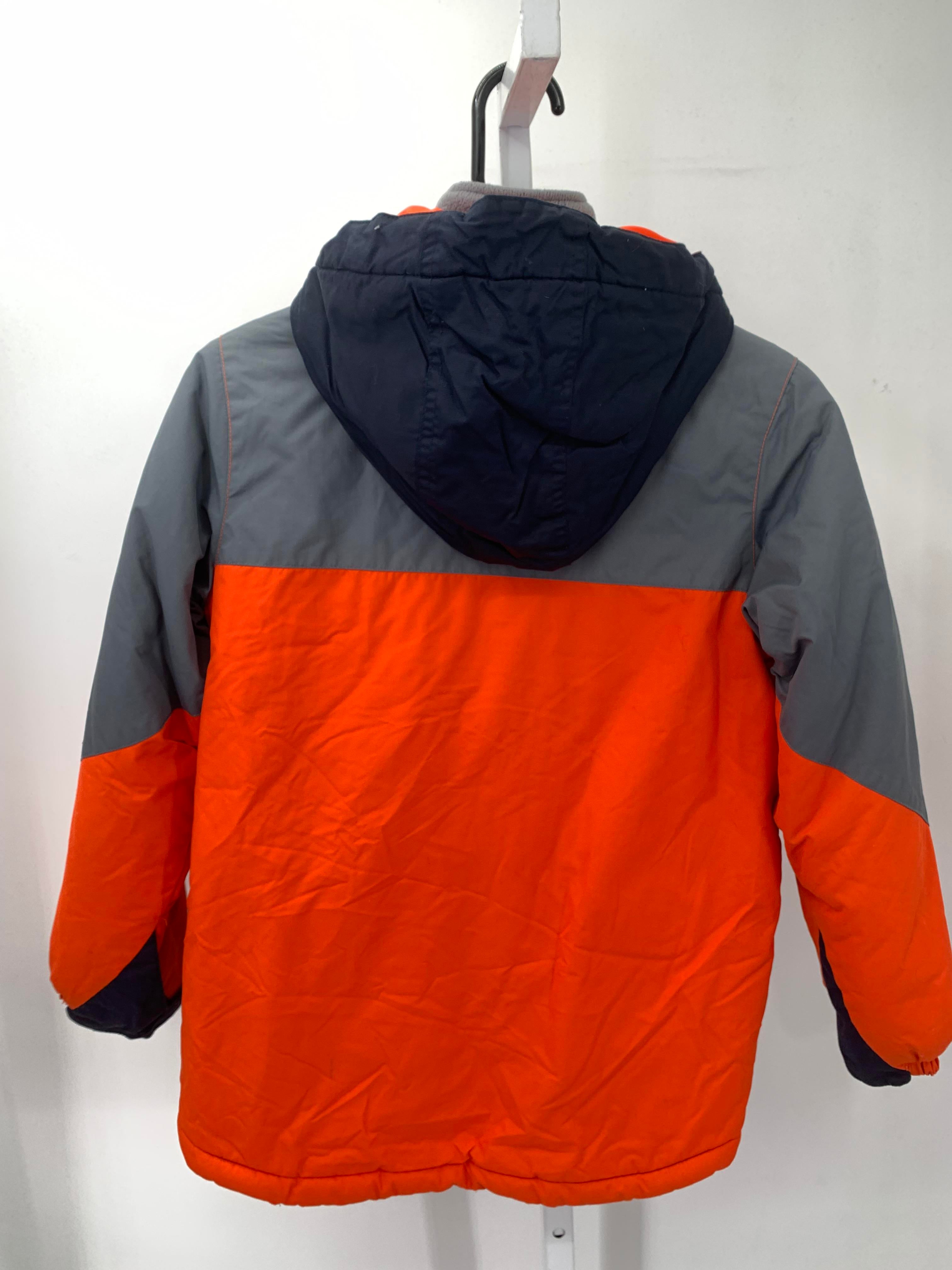ORANGE 2-IN-1 HOODED ZIP JACKET