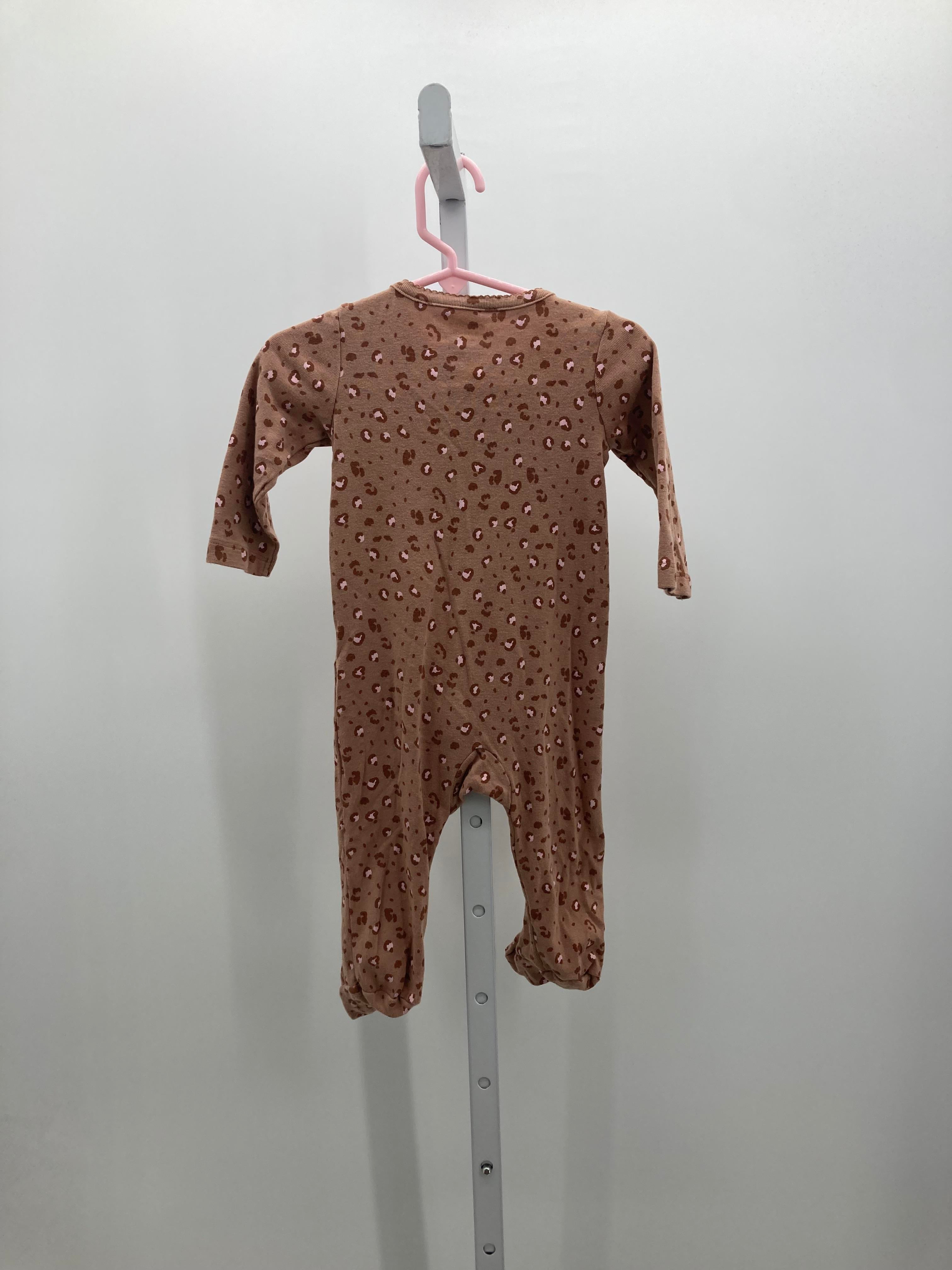 Carters Size 6-9 Months Girls Long Slv. Romper