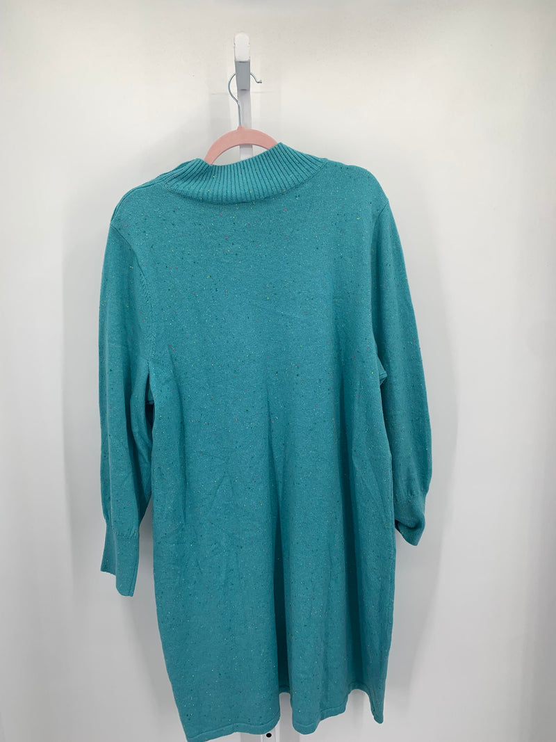 Talbots Size 2X Womens Long Sleeve Dress