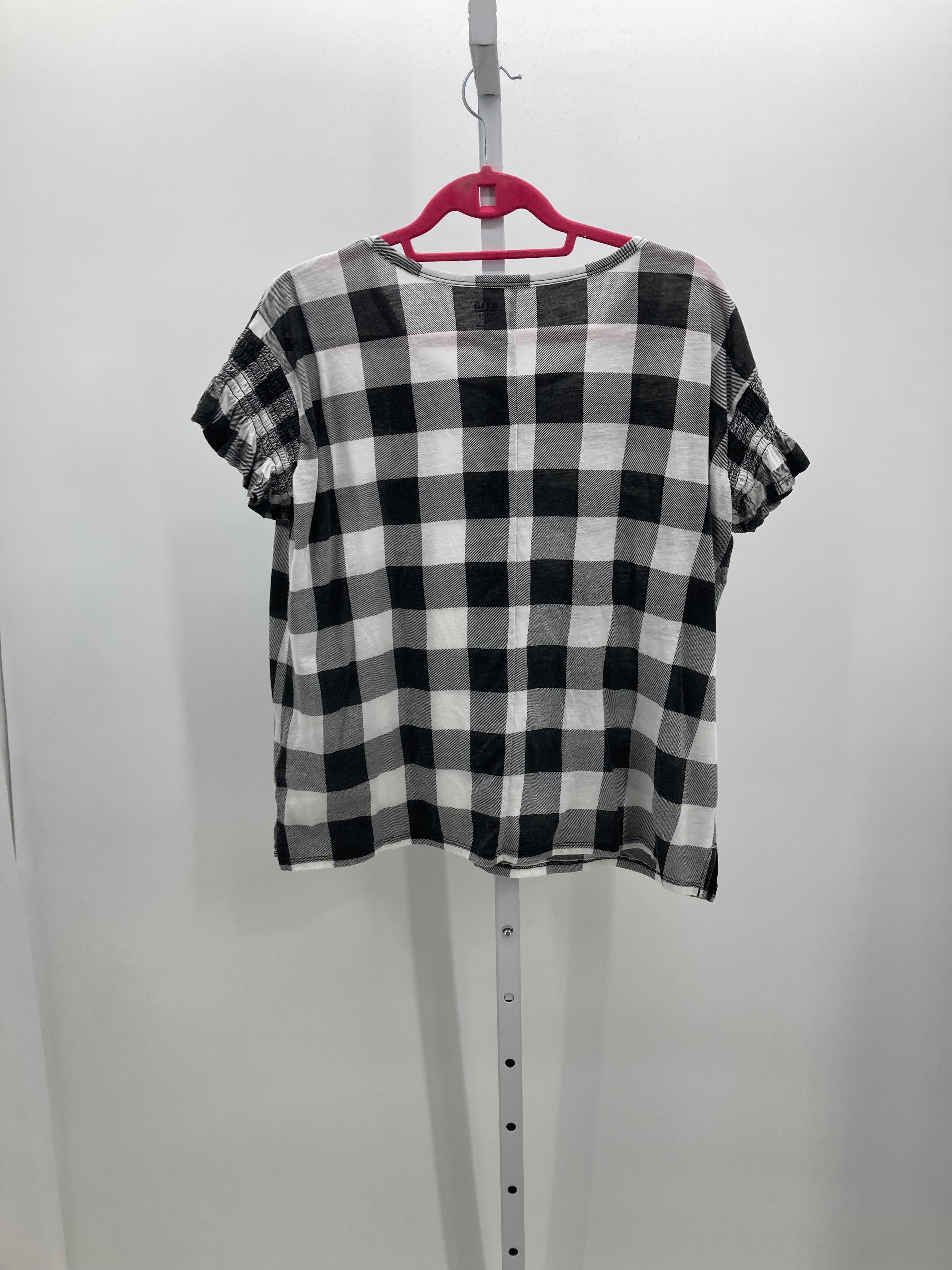 A.N.A. Size Small Petite Petite Short Sleeve Shirt