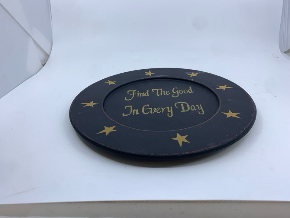 FIND THE GOOD- PRIMITIVE PLATE.