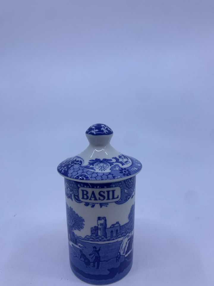 SPODE "BASIL" SPICE JAR HOLDER ITALIAN STYLE.