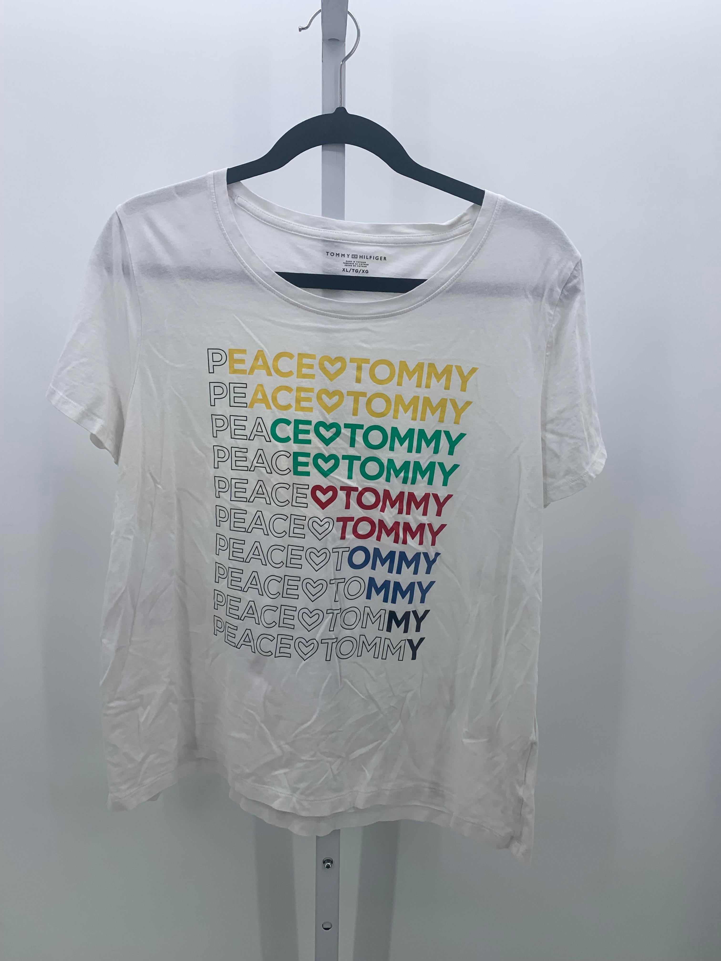 Tommy Hilfiger Size Extra Large Misses Short Sleeve Shirt
