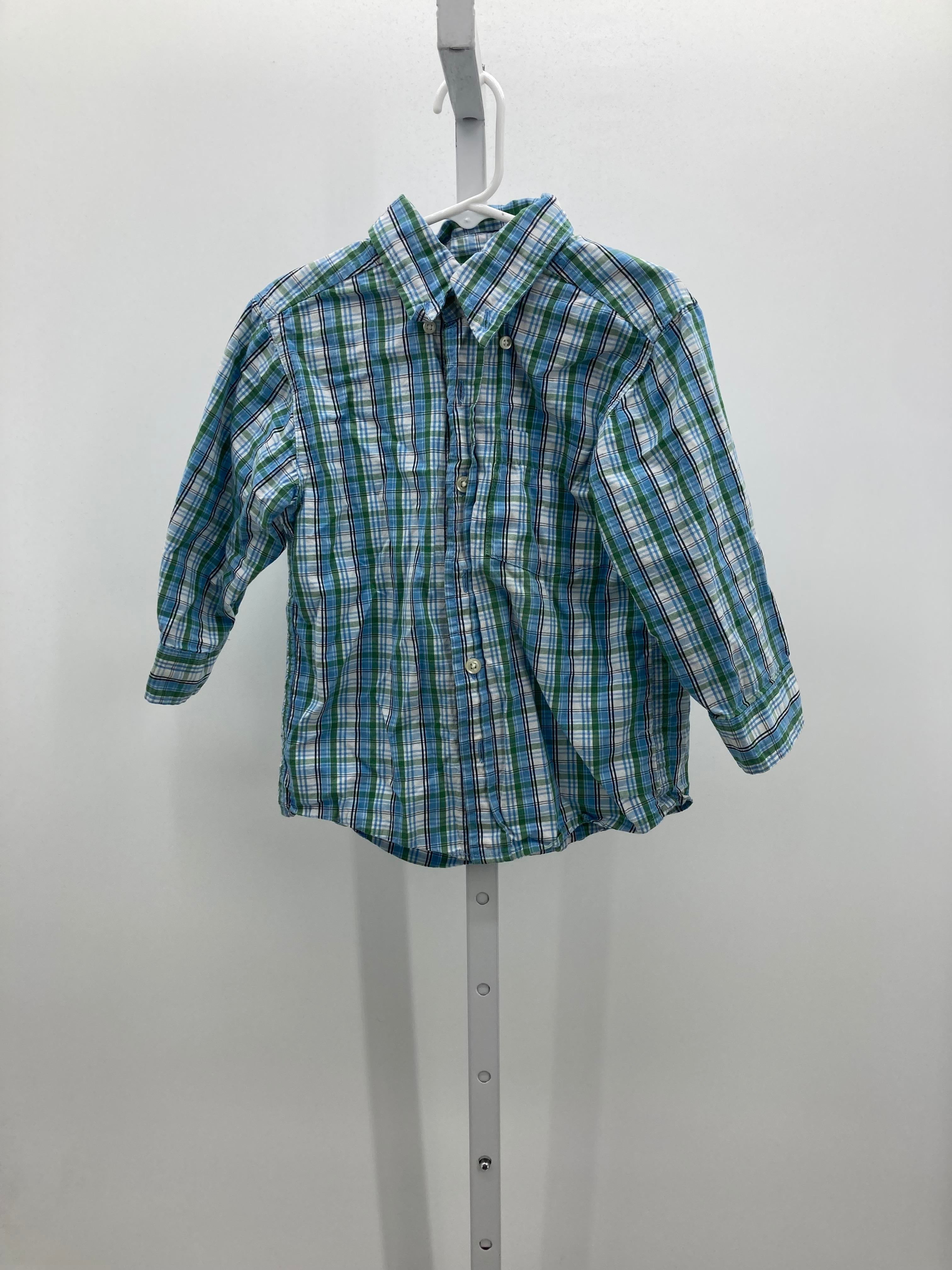 GREEN WHITE PLAID