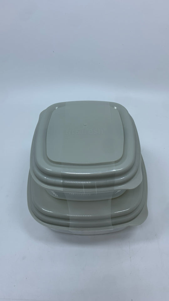 2PC FIT&FRESH FOOD STORAGE CONTAINERS.
