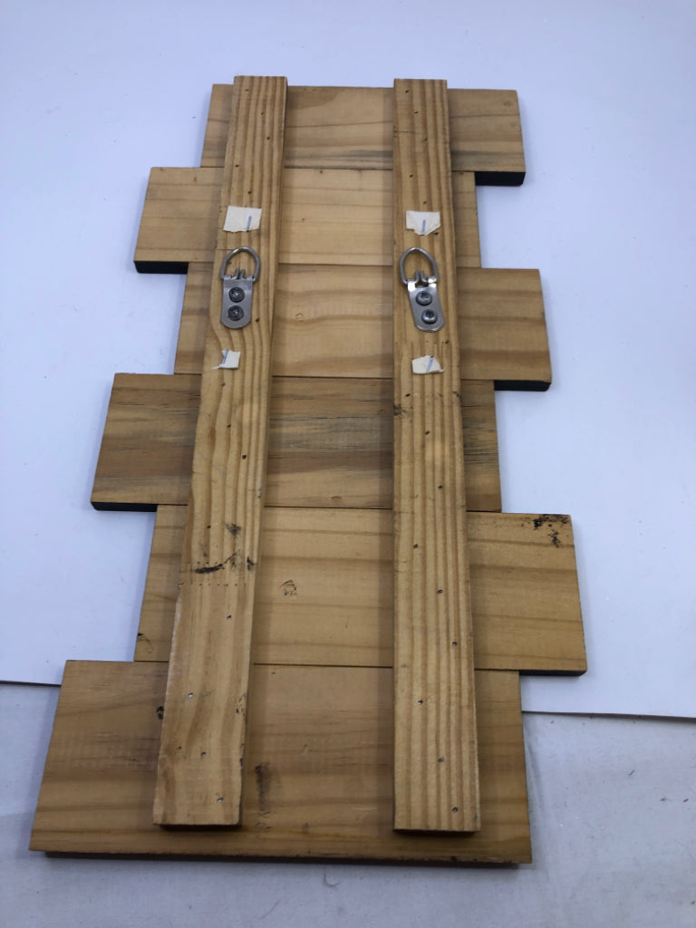 LOVE IS PATIENT WOOD WALL SIGN.