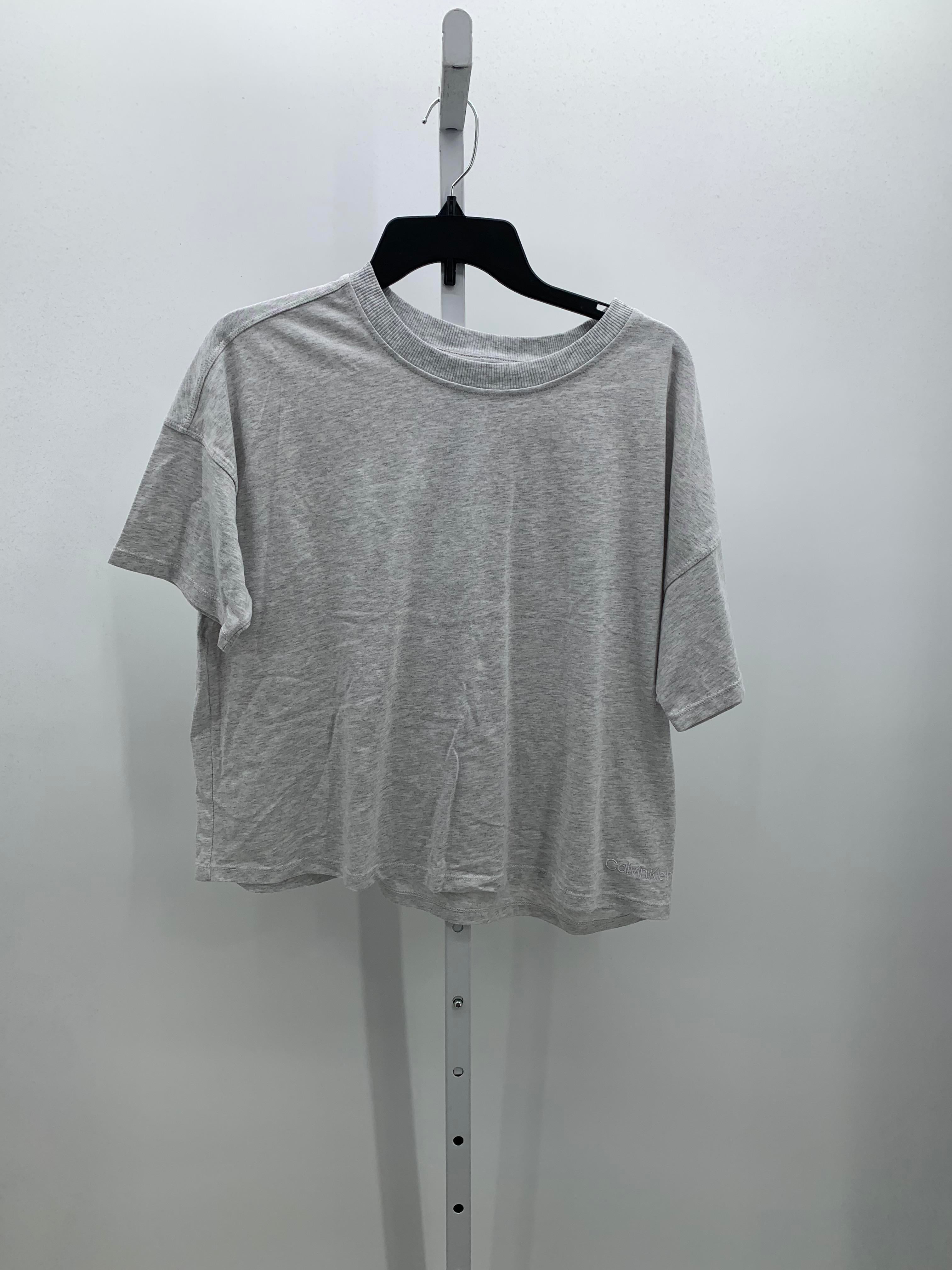 Calvin Klein Size Large Misses Short Sleeve Shirt