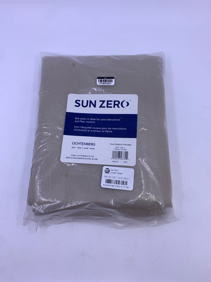 NIP SUN ZERO TAN CURTIANS.