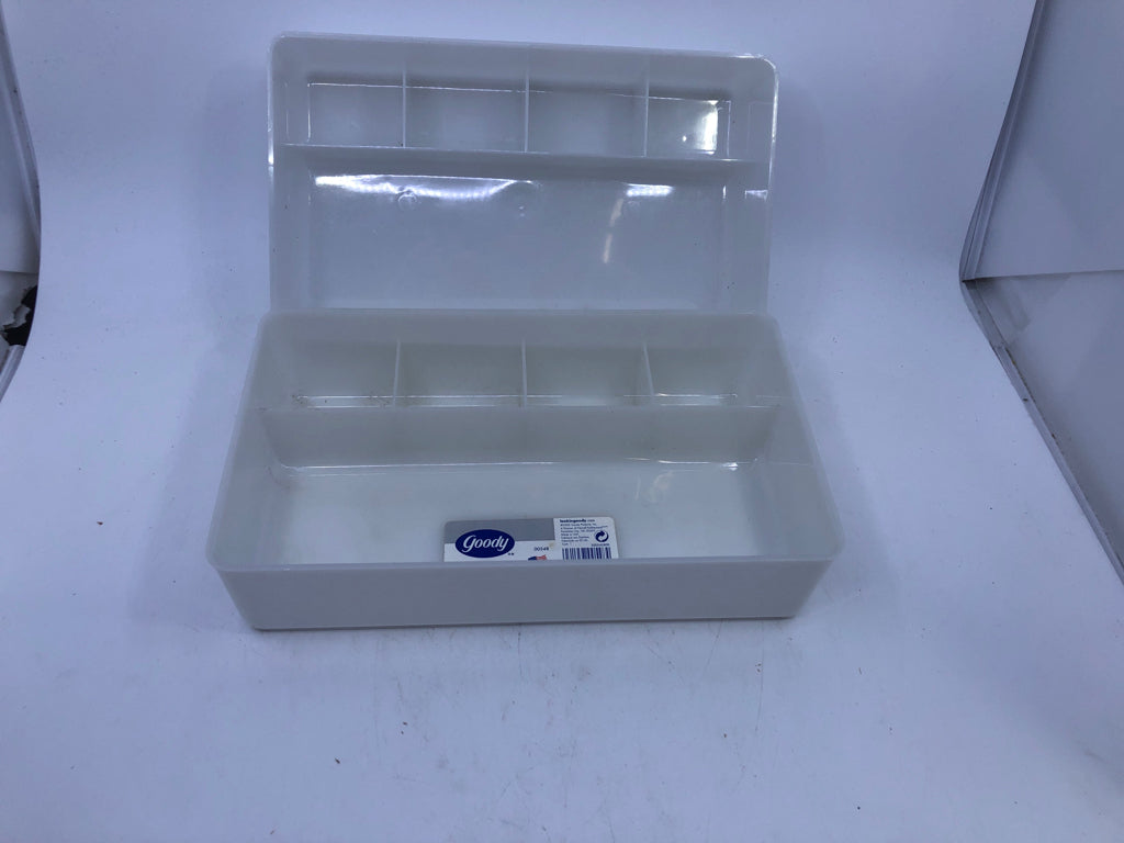 2PK GOODY PLASTIC DRAWER ORGANIZER TRAY.