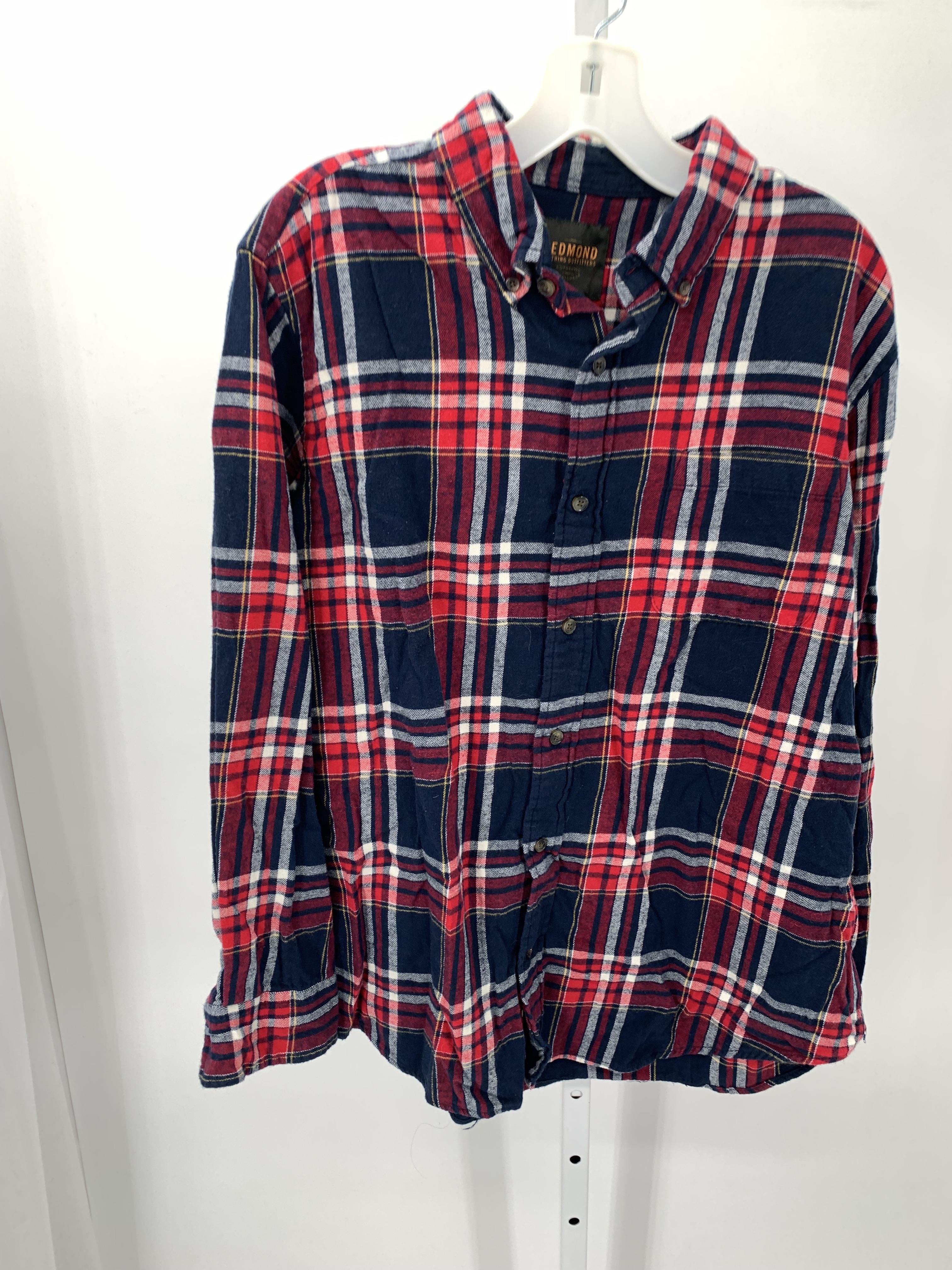 RED WHITE PLAID.