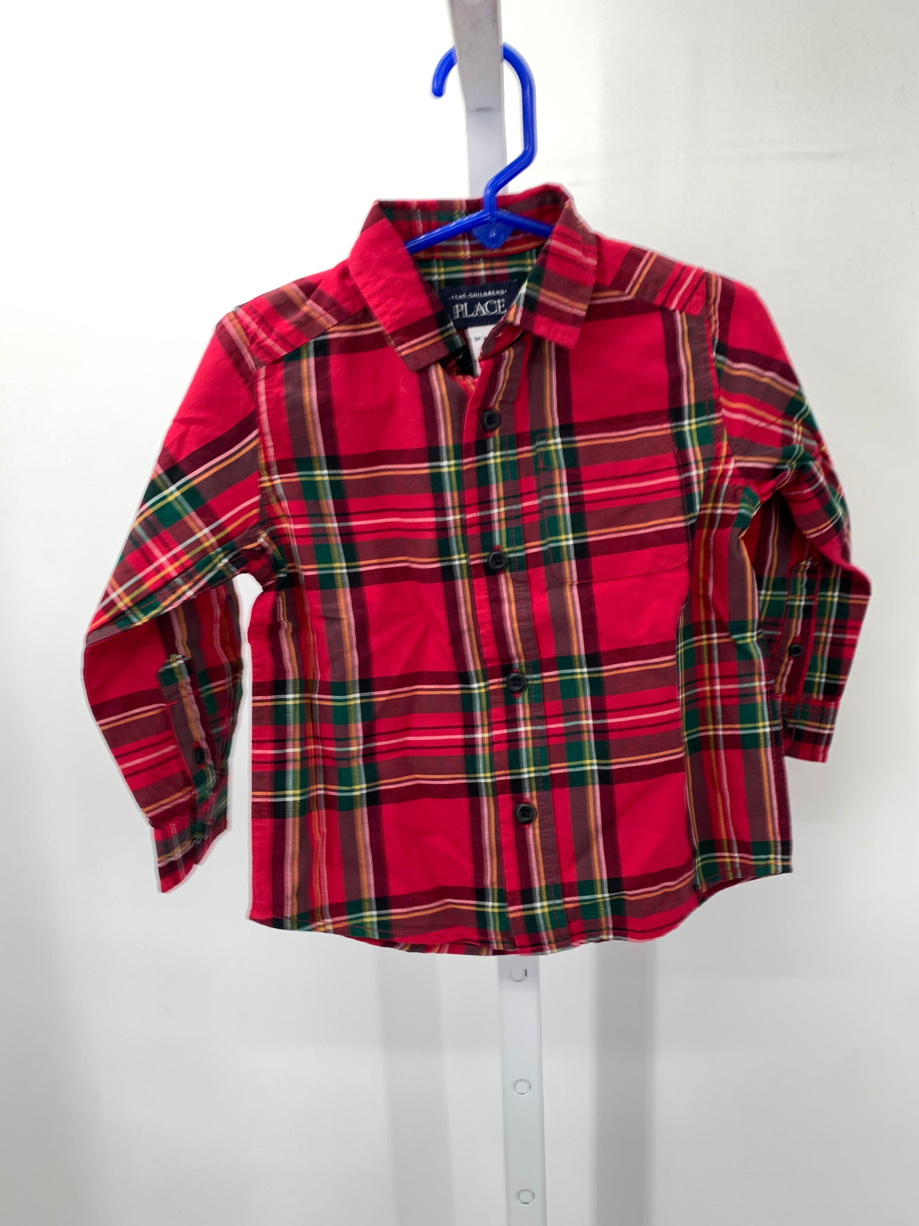 PLAID BTN DOWN