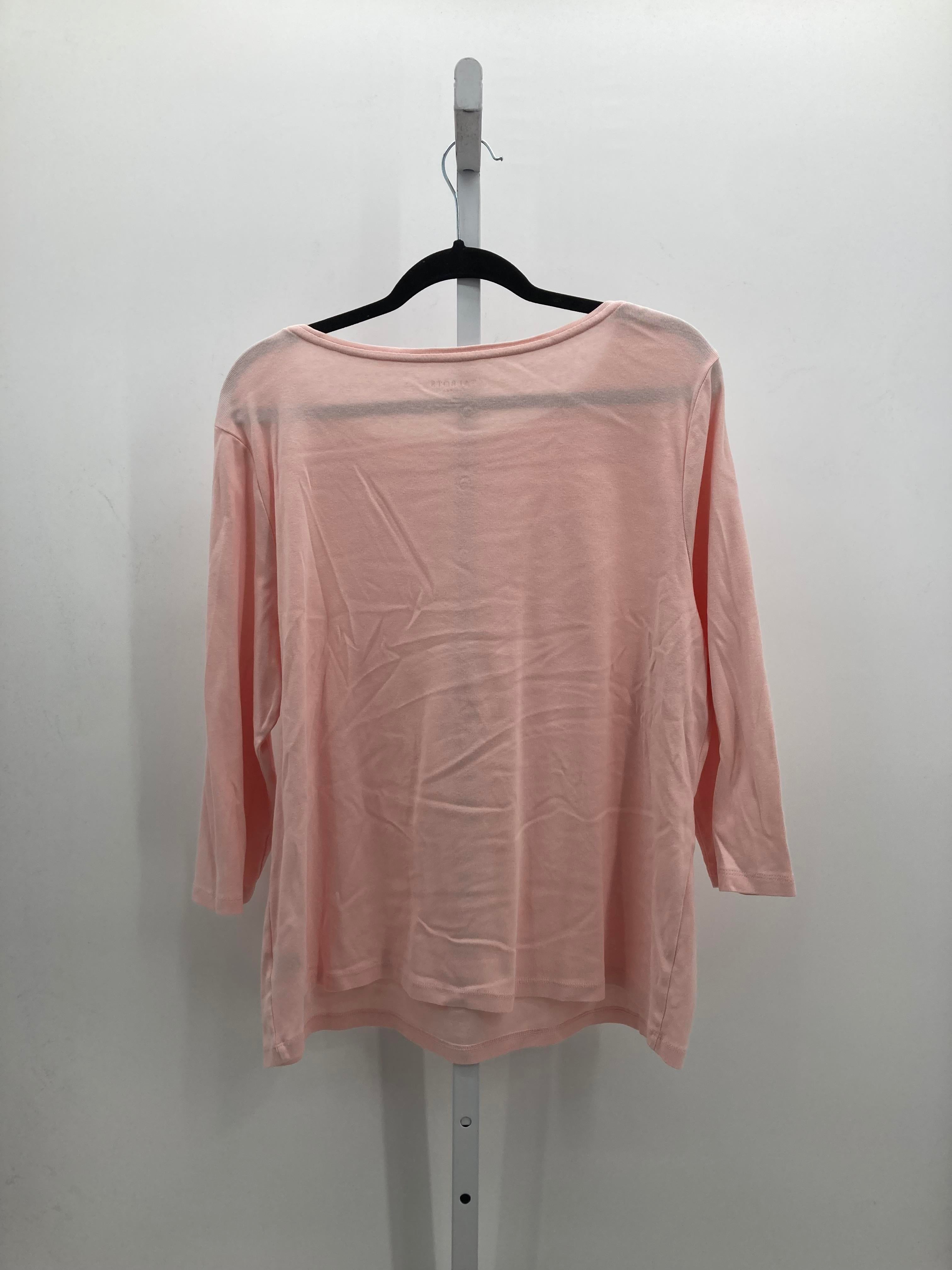 Talbots Size 2X Womens 3/4 Sleeve Shirt