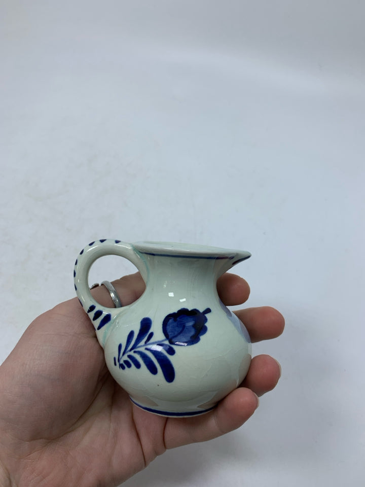 MINI WINDMILL BLUE PITCHER.