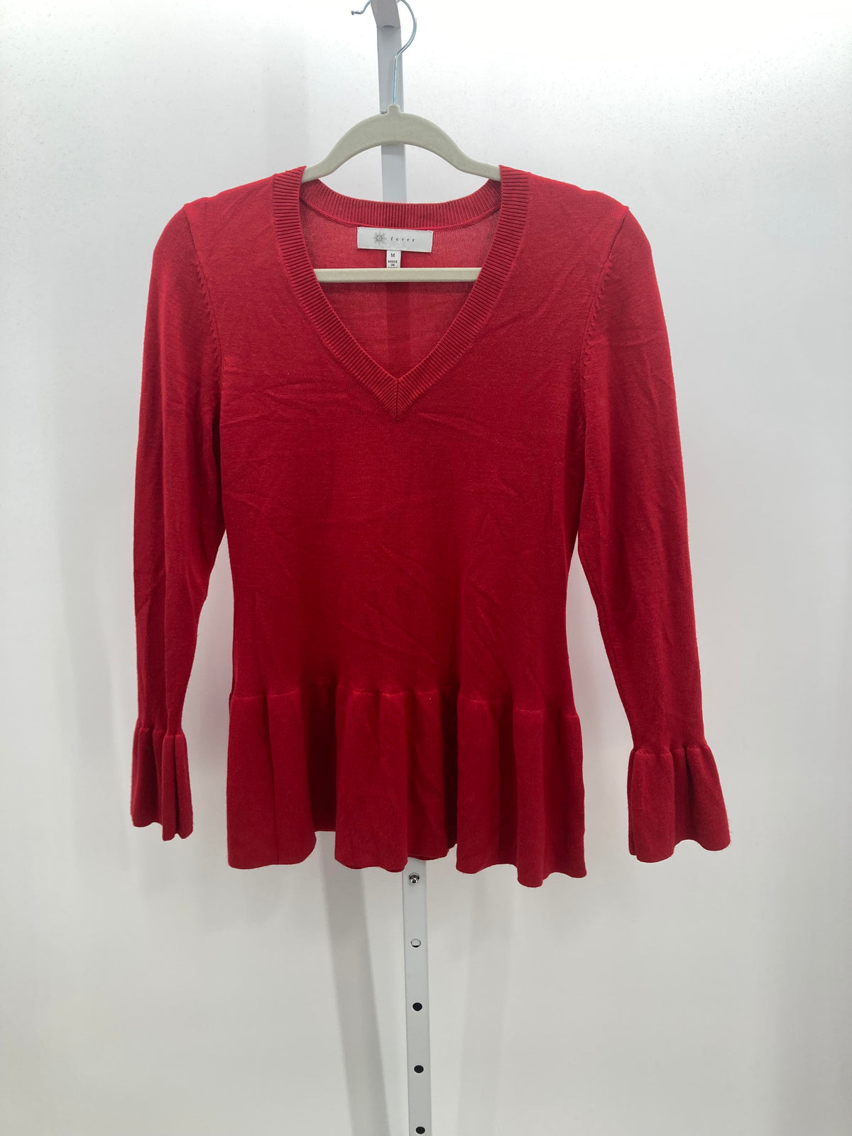 Fever Size Medium Juniors Long Sleeve Sweater