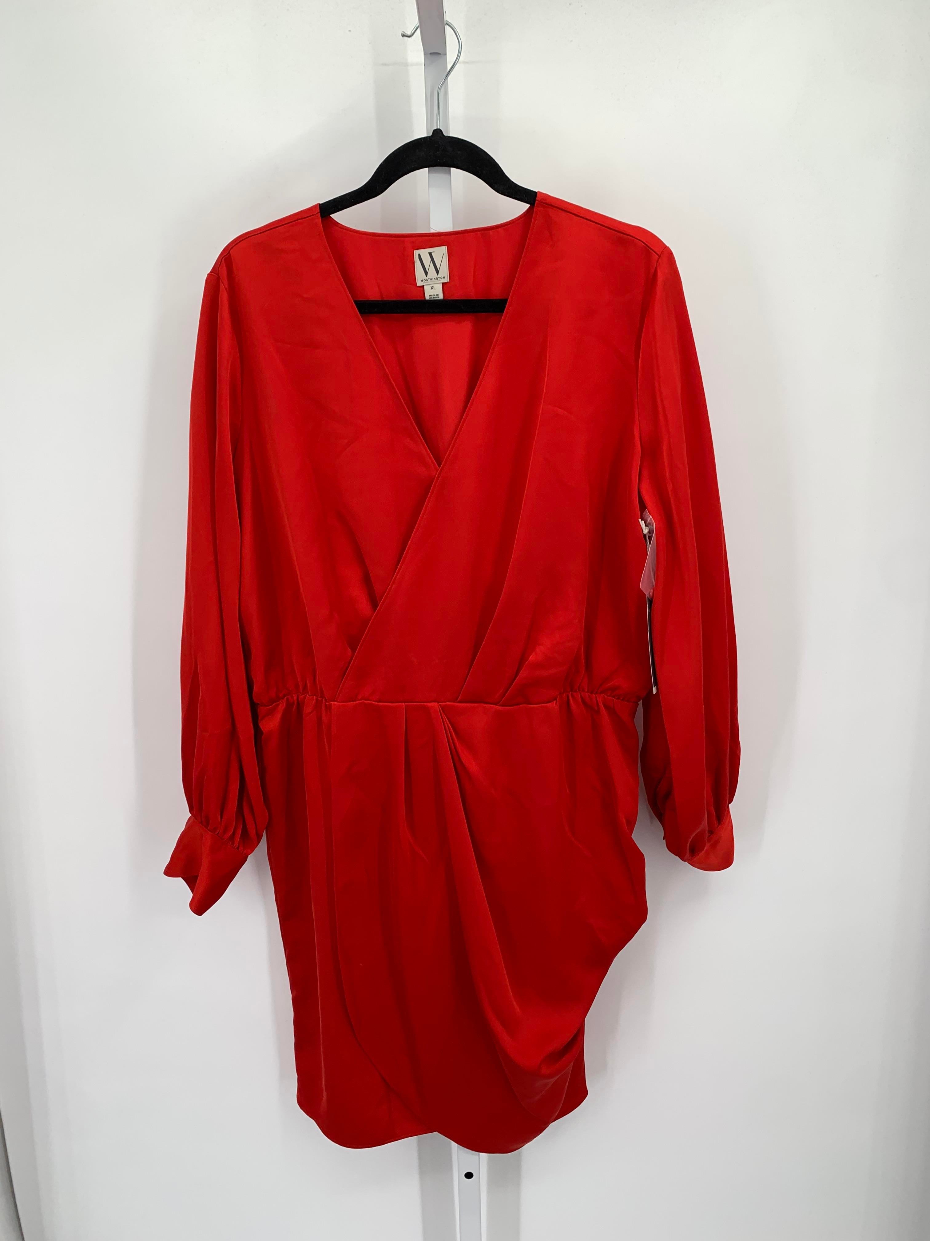 Worthington Size Extra Large Misses Long Sleeve Dress