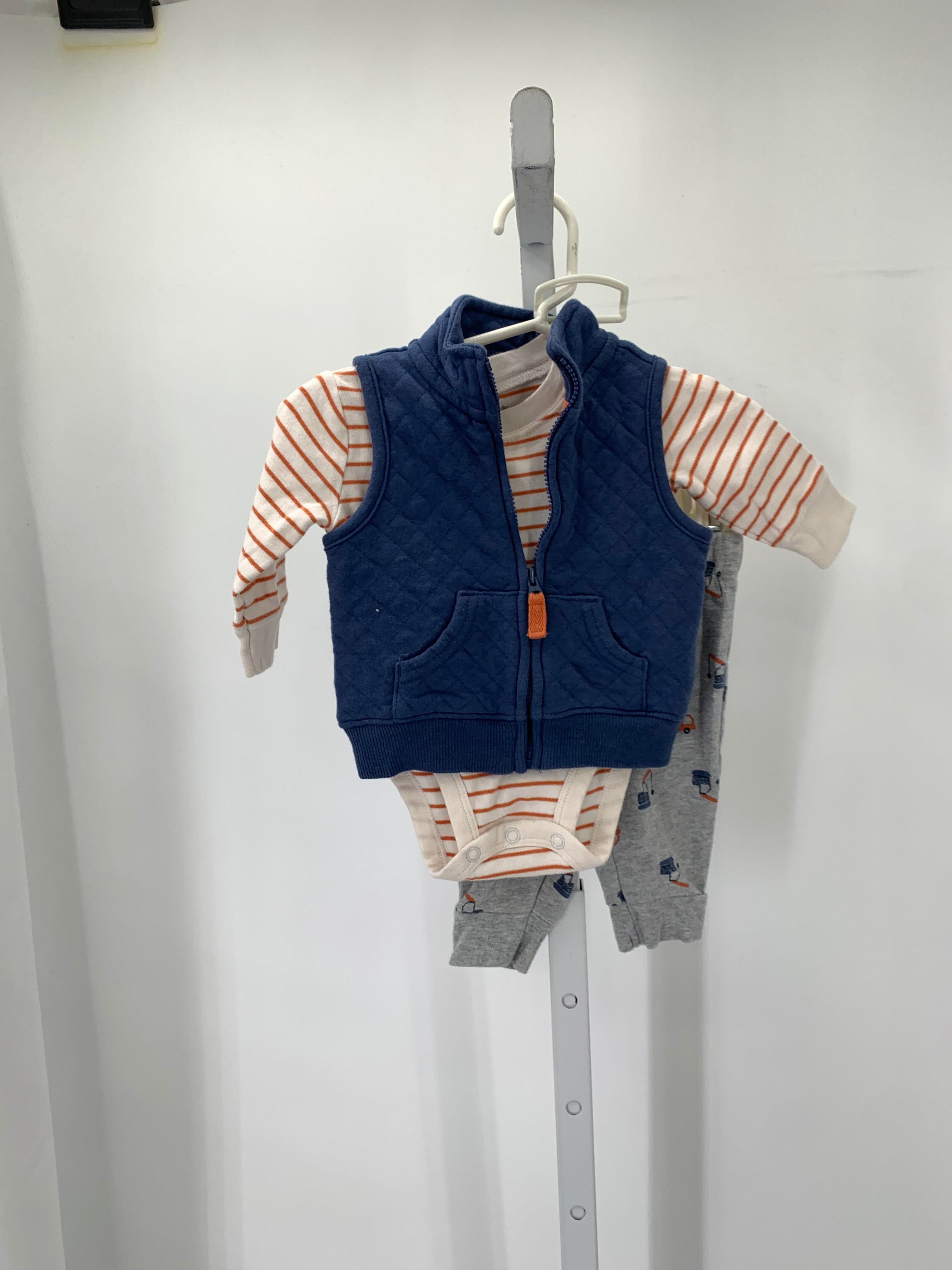 QUILTED VEST STRIPE SHIRT CARS PANTS