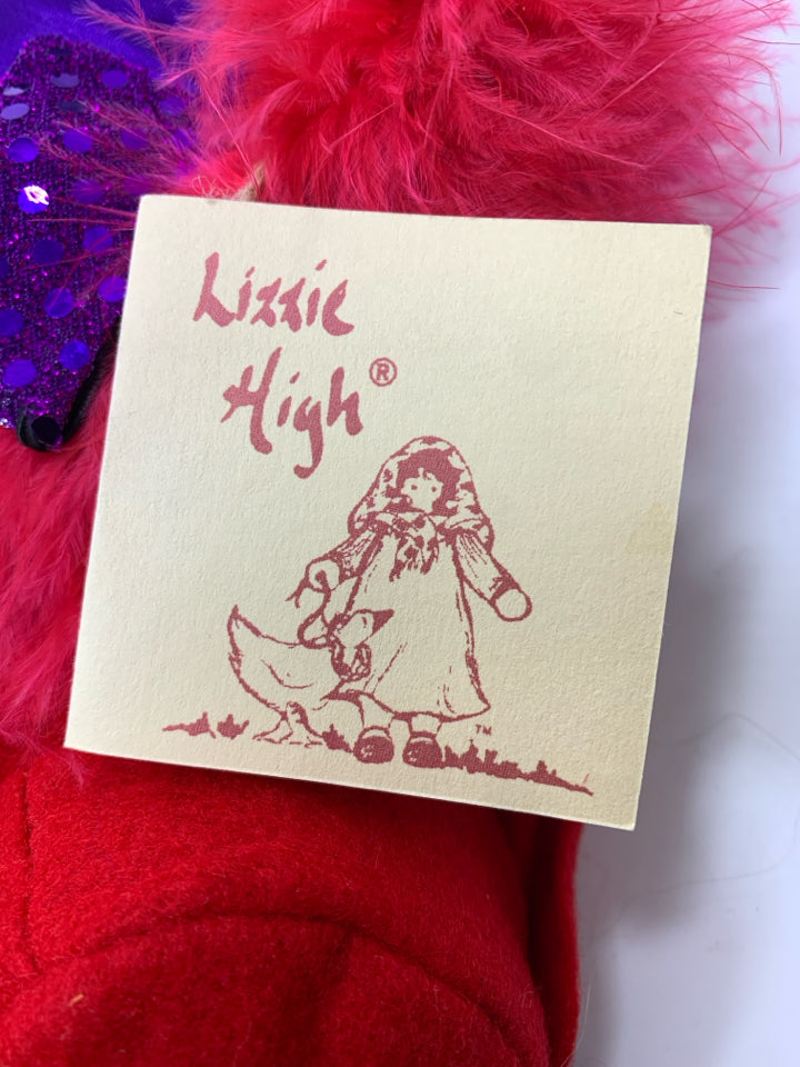 LIZZIE HIGH PURPLE DRESS FIGURINE.
