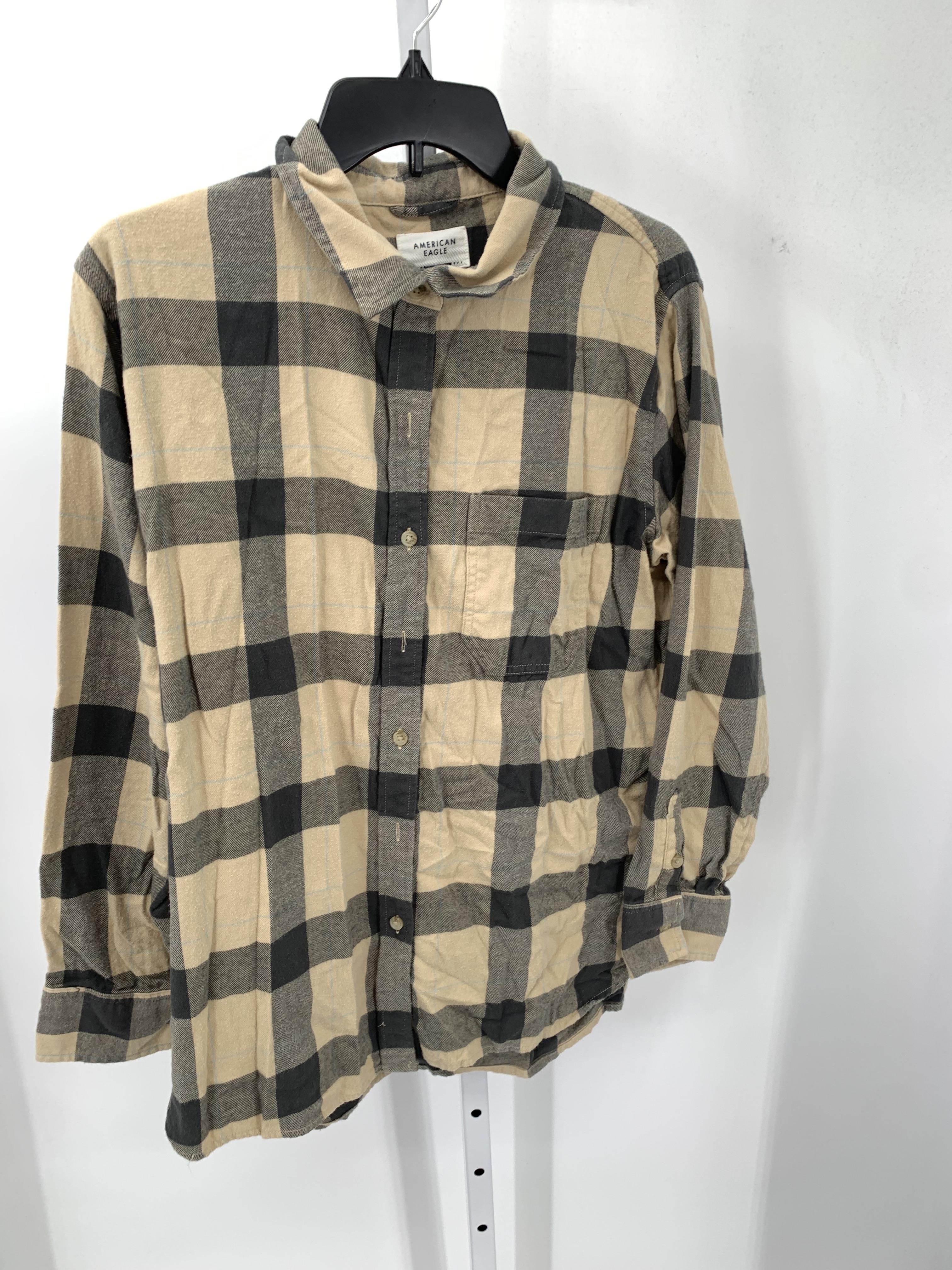 American Eagle Size Medium Juniors Long Sleeve Shirt
