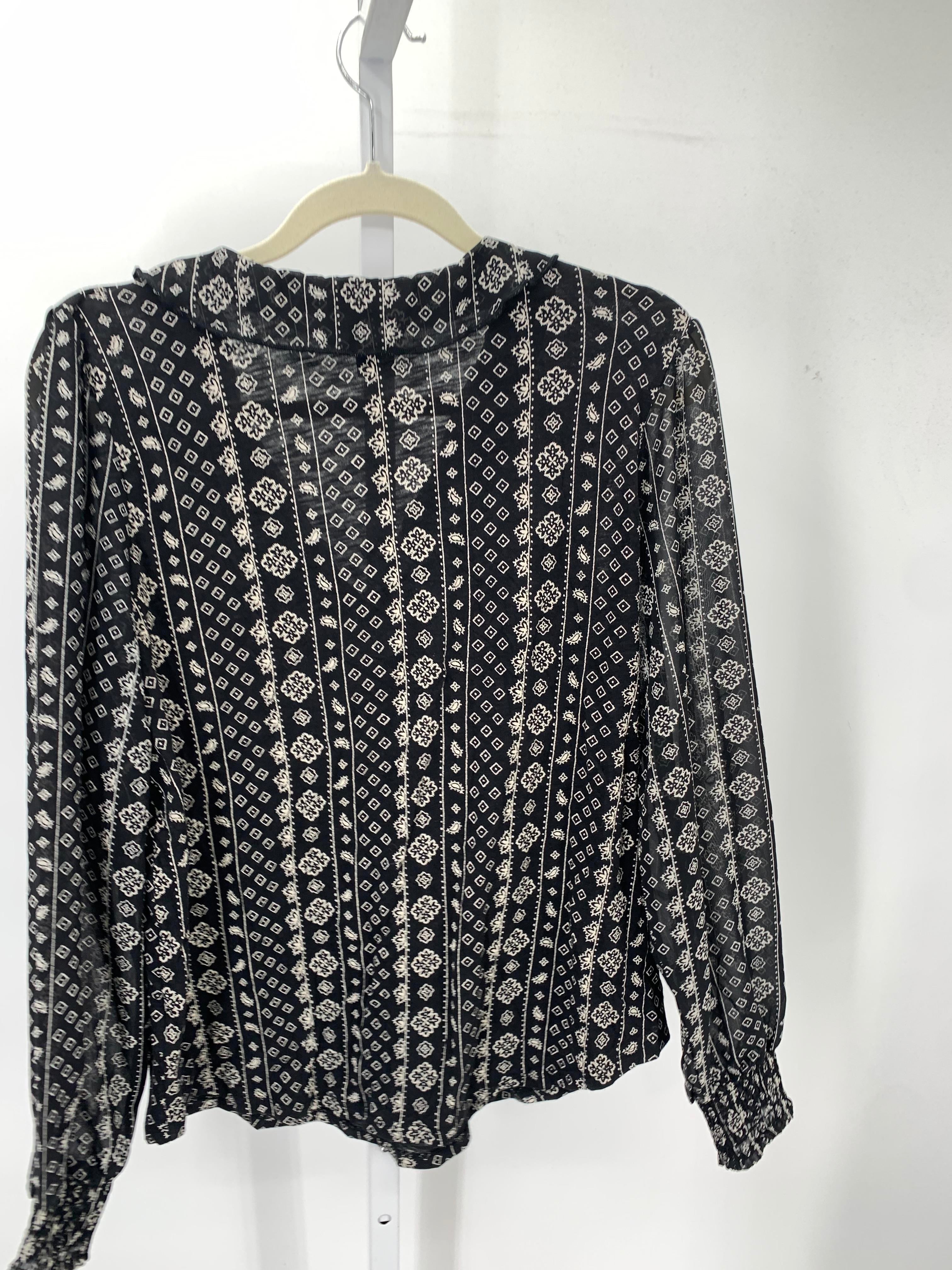 Lucky Brand Size Large Misses Long Sleeve Shirt