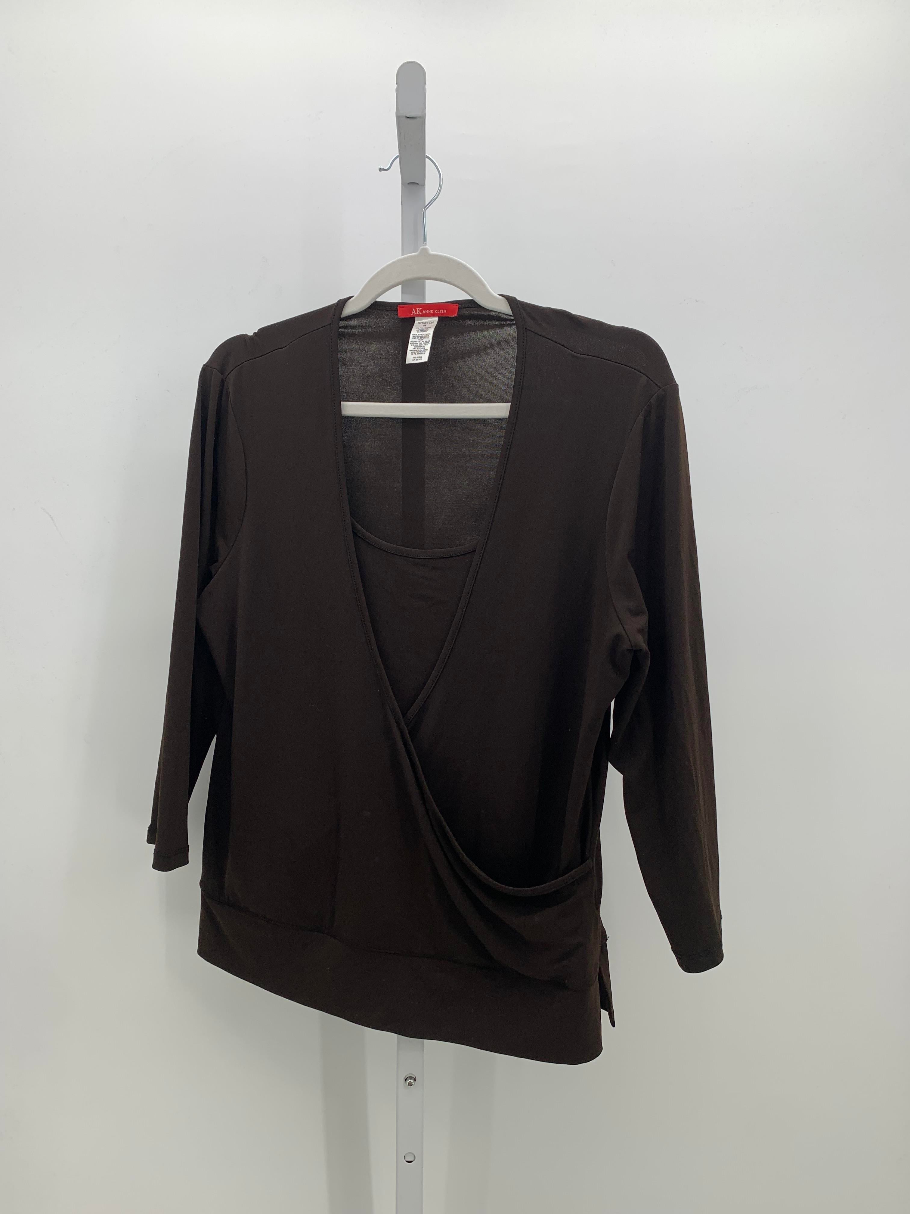 Anne Klein Size Medium Misses 3/4 Sleeve Shirt